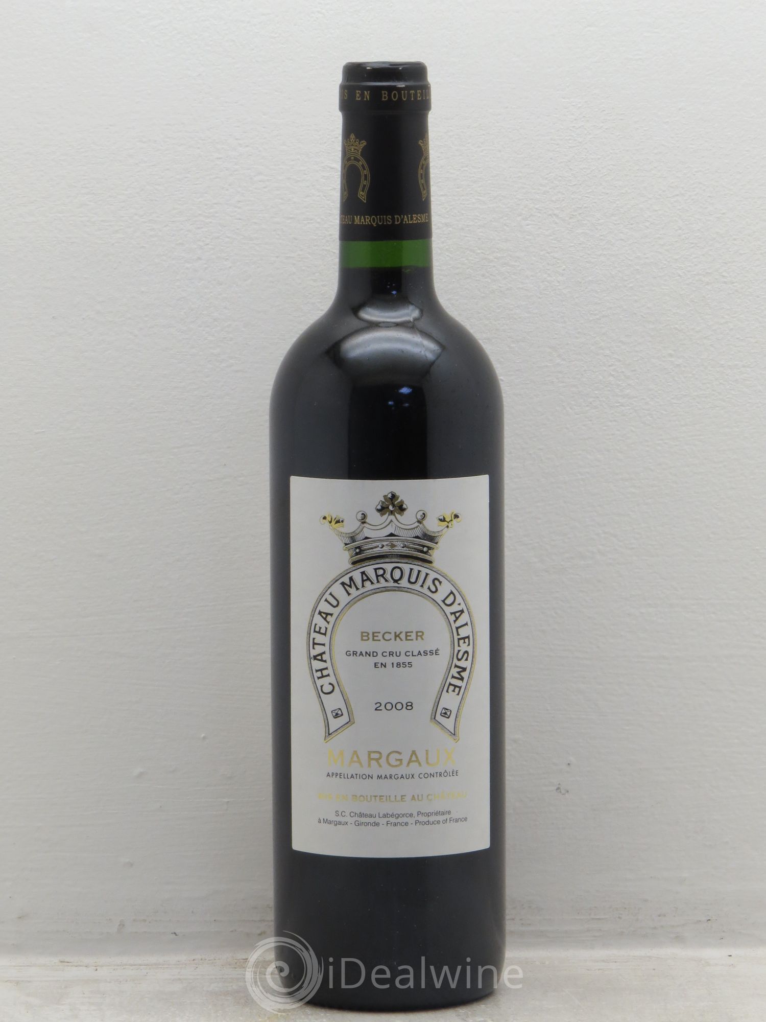 Château Marquis d'Alesme 2008 - Lot de 1 bouteille - 0