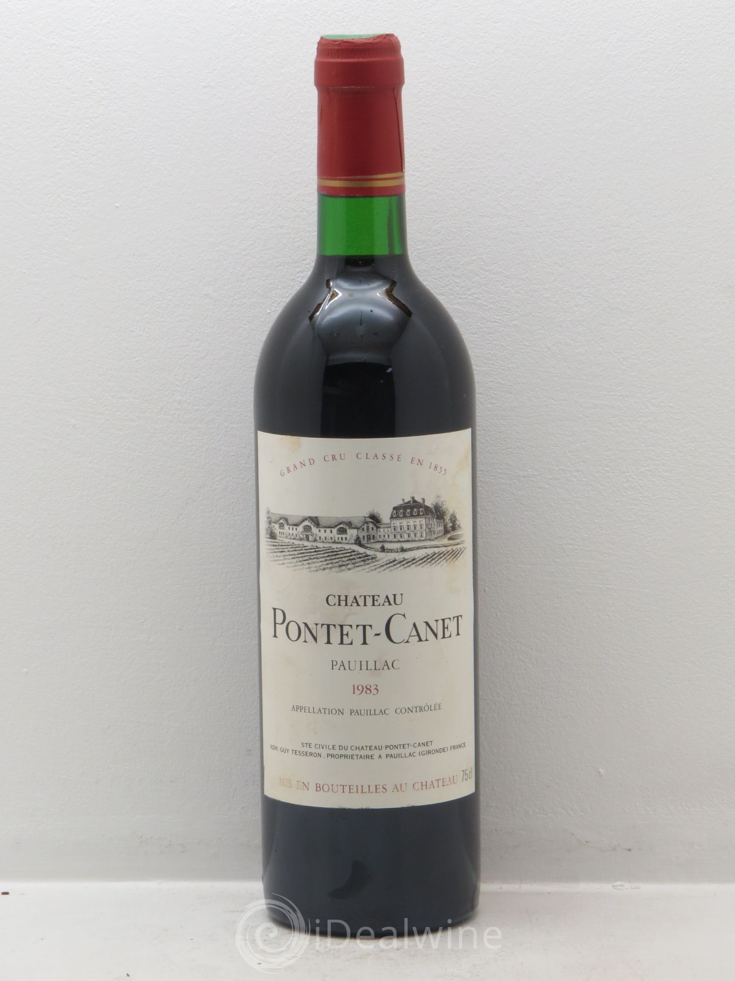Château Pontet Canet 5ème Grand Cru Classé 1983 - Lot de 12 bouteilles - 0