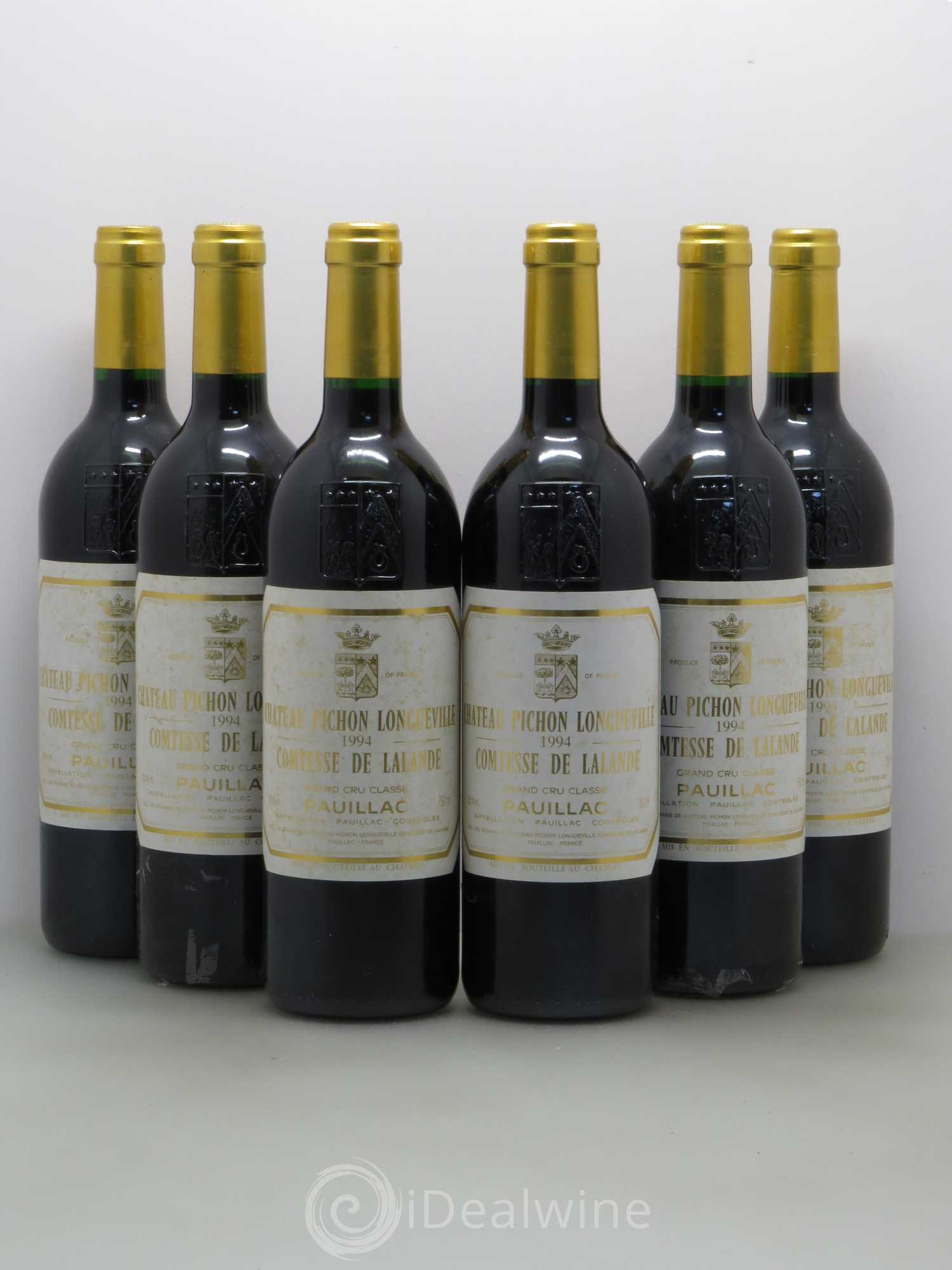 Château Pichon Longueville Comtesse de Lalande 2ème Grand Cru Classé 1994 - Lot de 6 bouteilles - 0