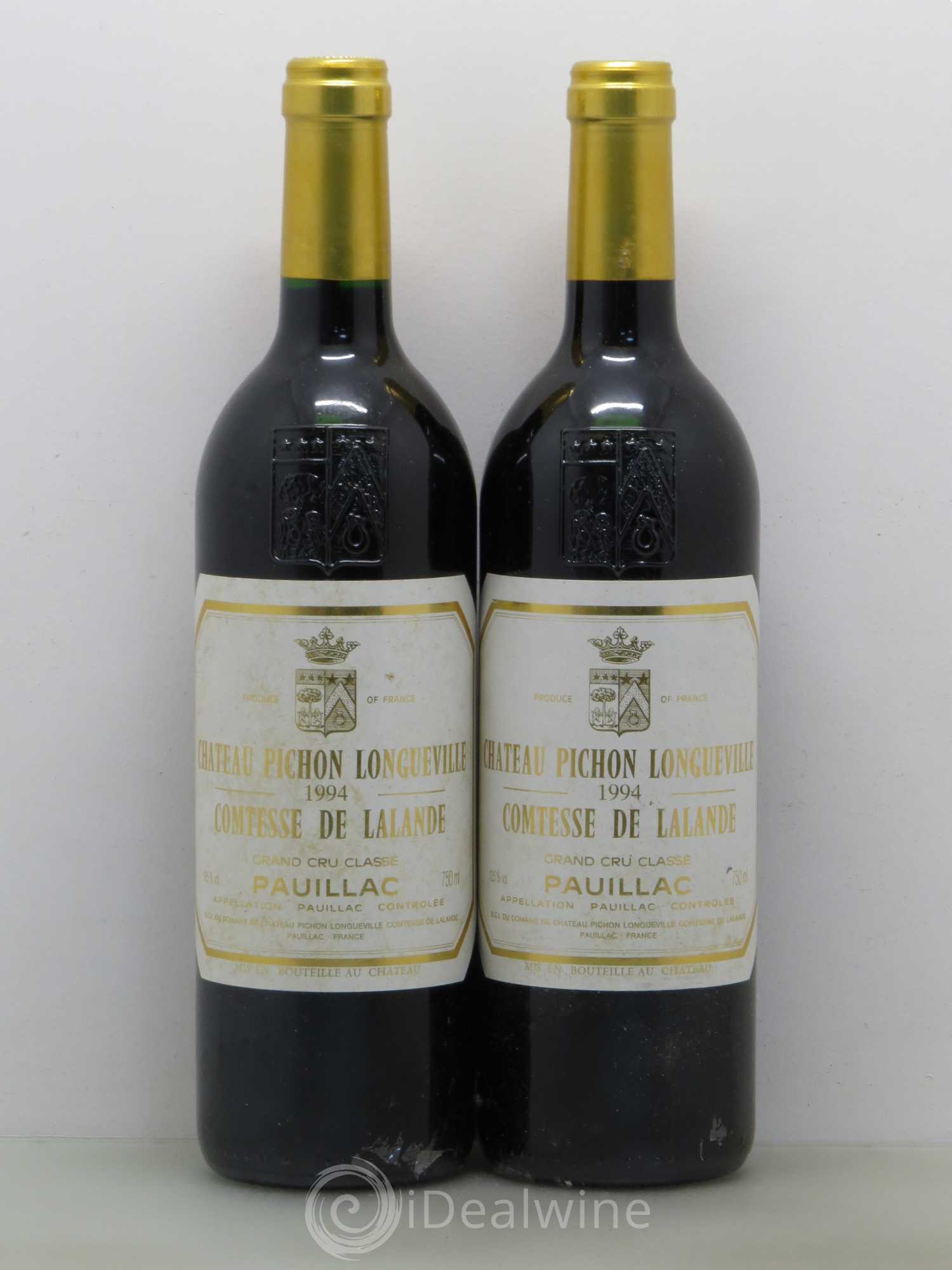 Château Pichon Longueville Comtesse de Lalande 2ème Grand Cru Classé 1994 - Lot de 2 bouteilles - 0