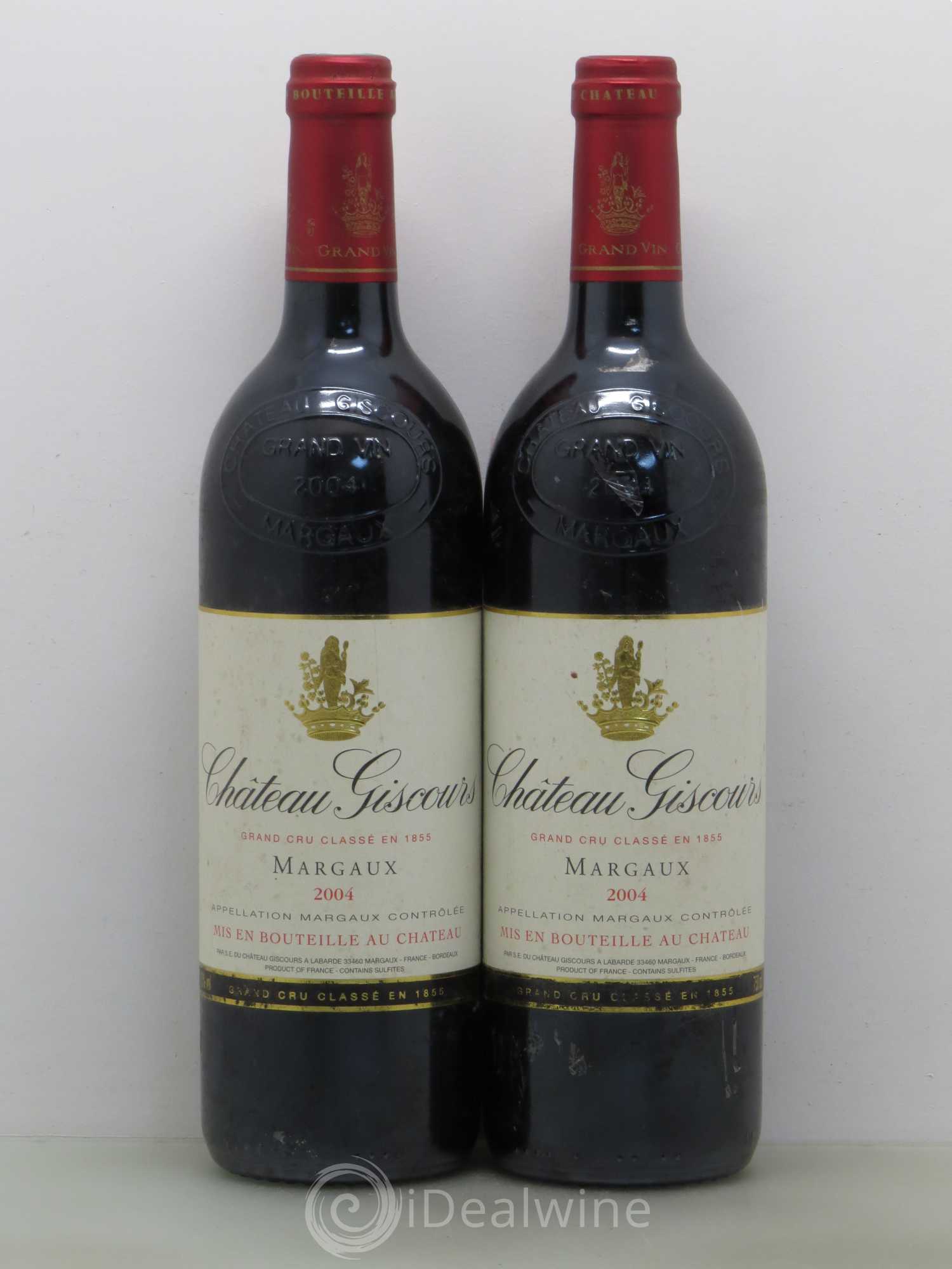 Château Giscours 3ème Grand Cru Classé 2004 - Lot de 2 bouteilles - 0