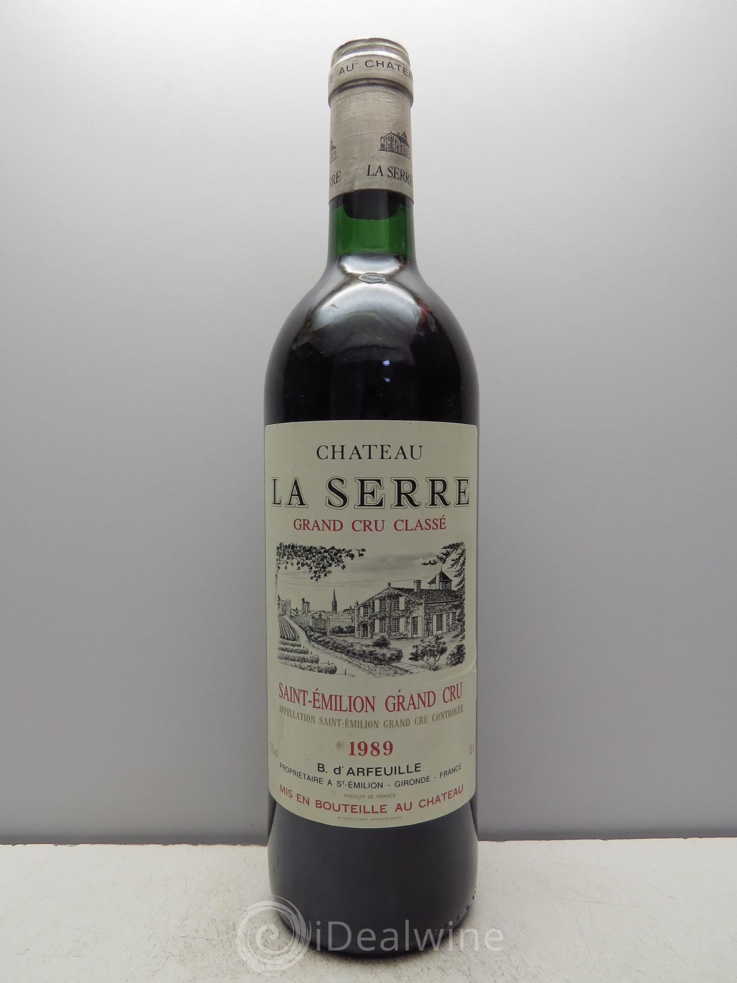Château la Serre Grand Cru Classé 1989 - Lot de 1 bouteille - 0