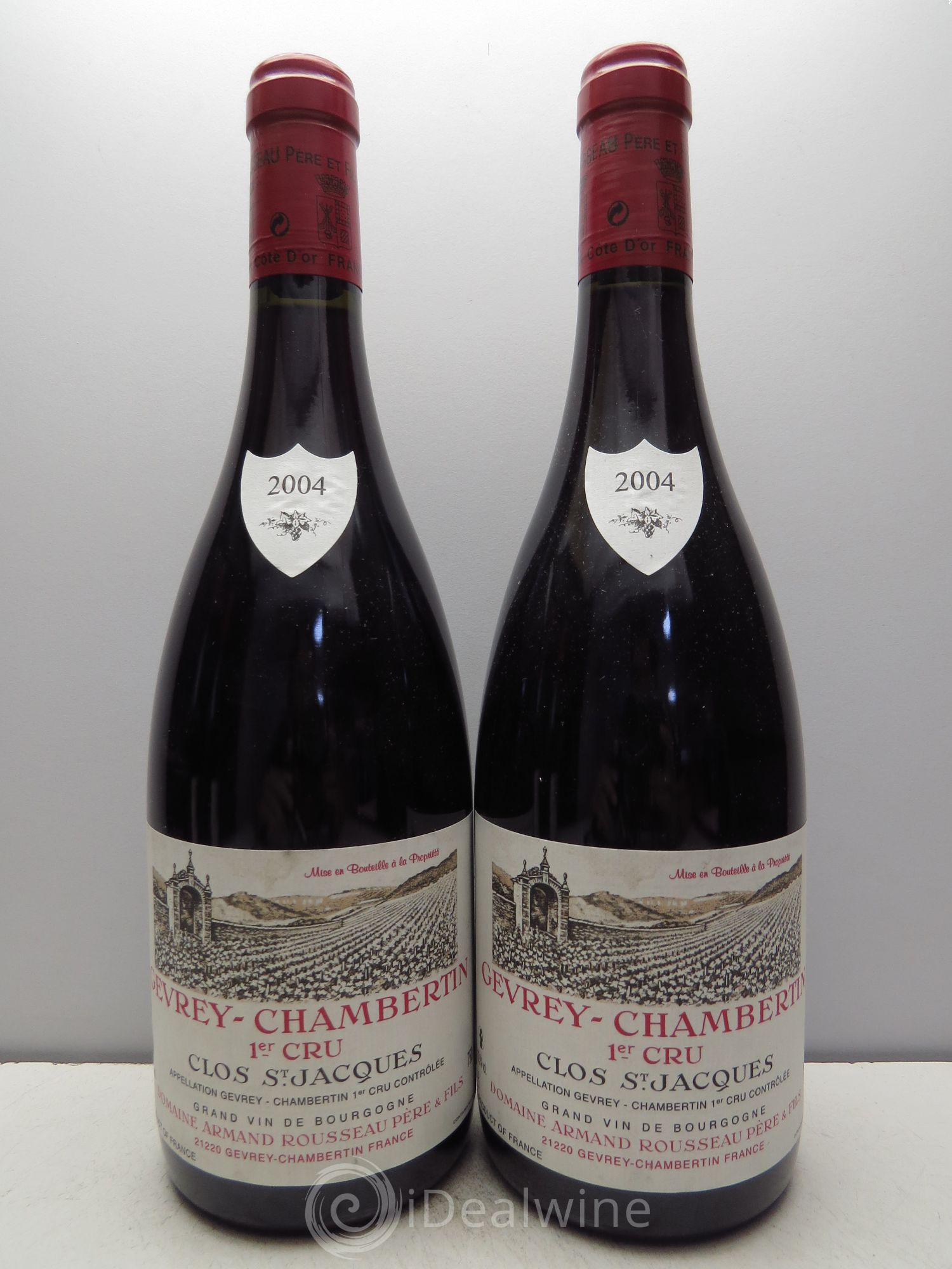 Gevrey-Chambertin 1er Cru Clos Saint-Jacques Armand Rousseau (Domaine) 2004 - Lot de 6 bouteilles - 2