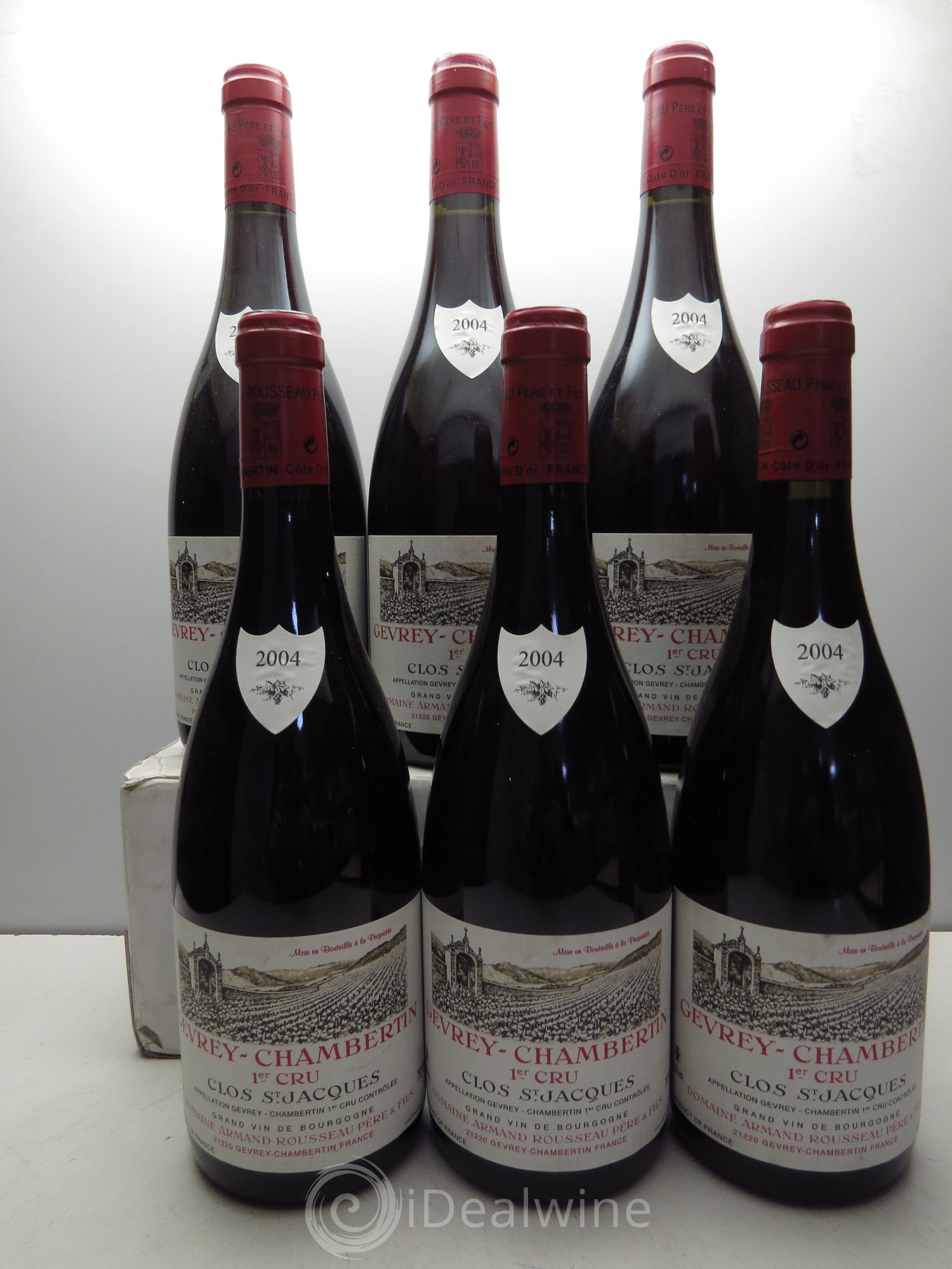 Gevrey-Chambertin 1er Cru Clos Saint-Jacques Armand Rousseau (Domaine) 2004 - Lot de 6 bouteilles - 0