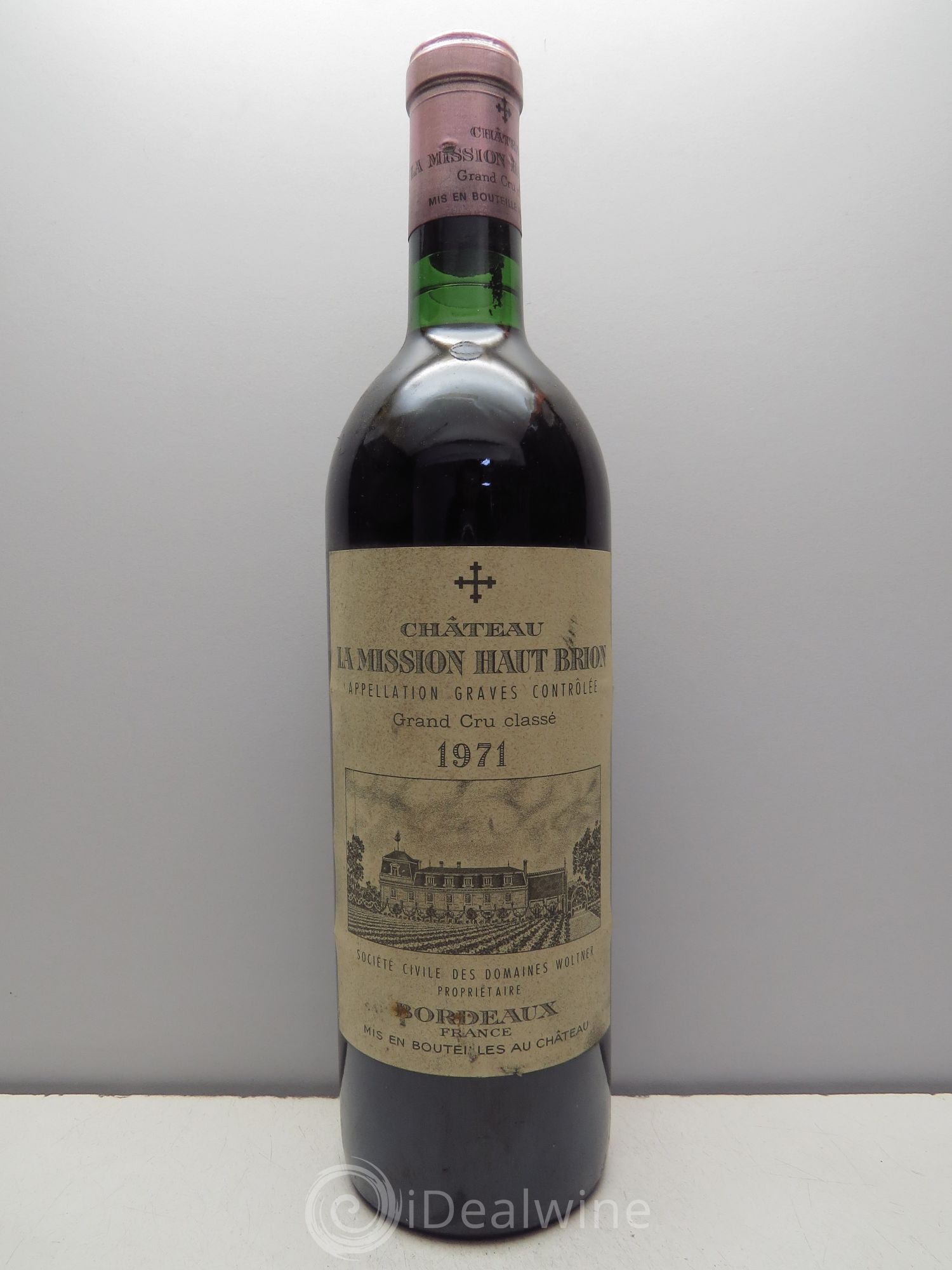 Château la Mission Haut-Brion Cru Classé de Graves 1971 - Lot de 1 bouteille - 0