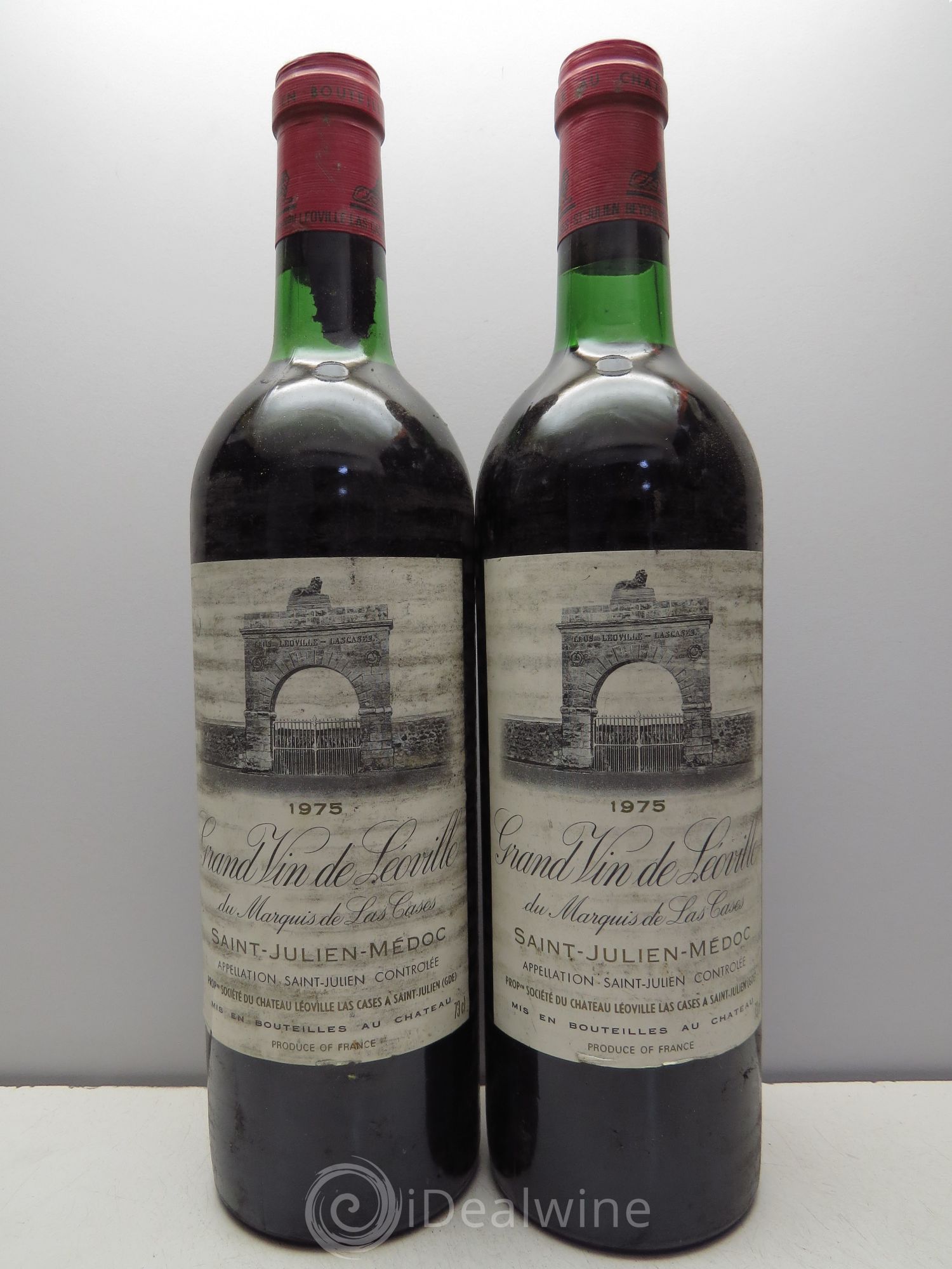Château Léoville Las Cases 2ème Grand Cru Classé 1975 - Lot de 2 bouteilles - 0