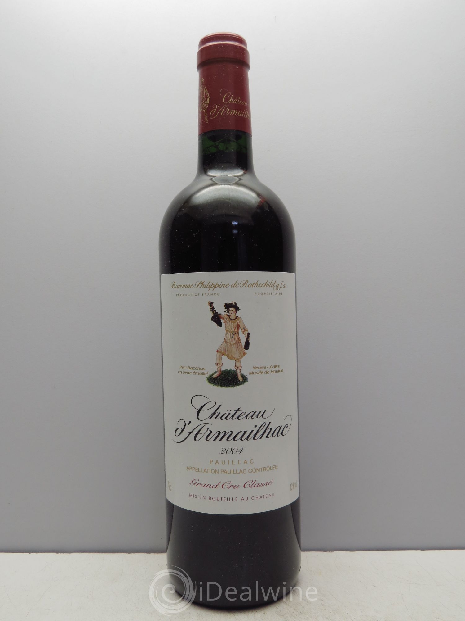 Château d' Armailhac - Mouton Baron(ne) Philippe 5ème Grand Cru Classé 2004 - Lot de 6 bouteilles - 0