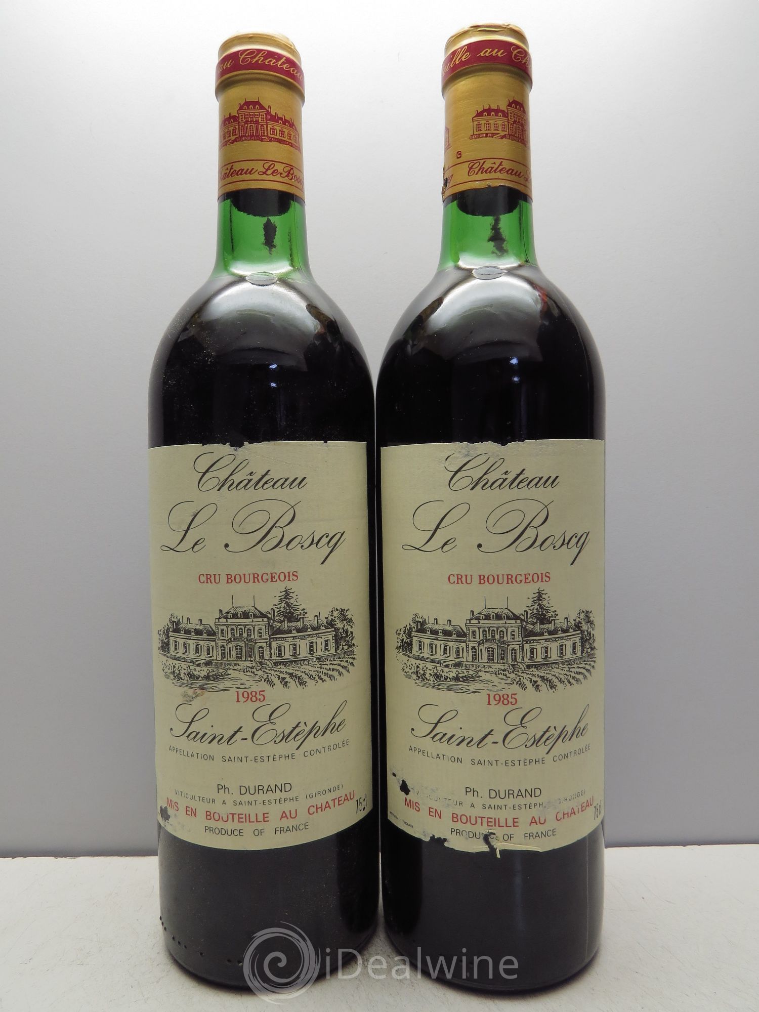 Château le Boscq Cru Bourgeois 1985 - Lot de 2 bouteilles - 0
