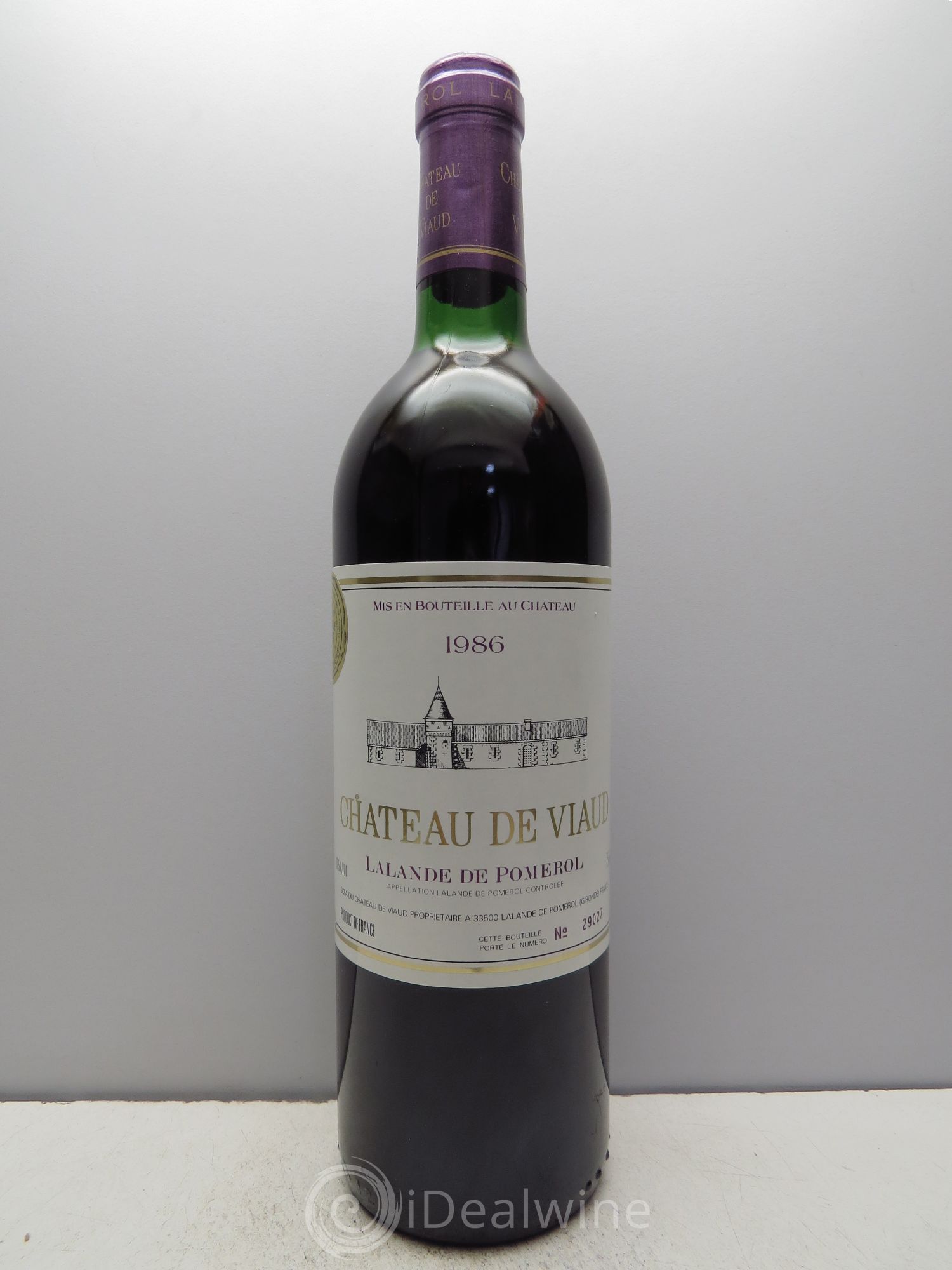Bordeaux Château de Viaud Lalande de Pomerol 1986 - Posten von 1 Flasche - 0