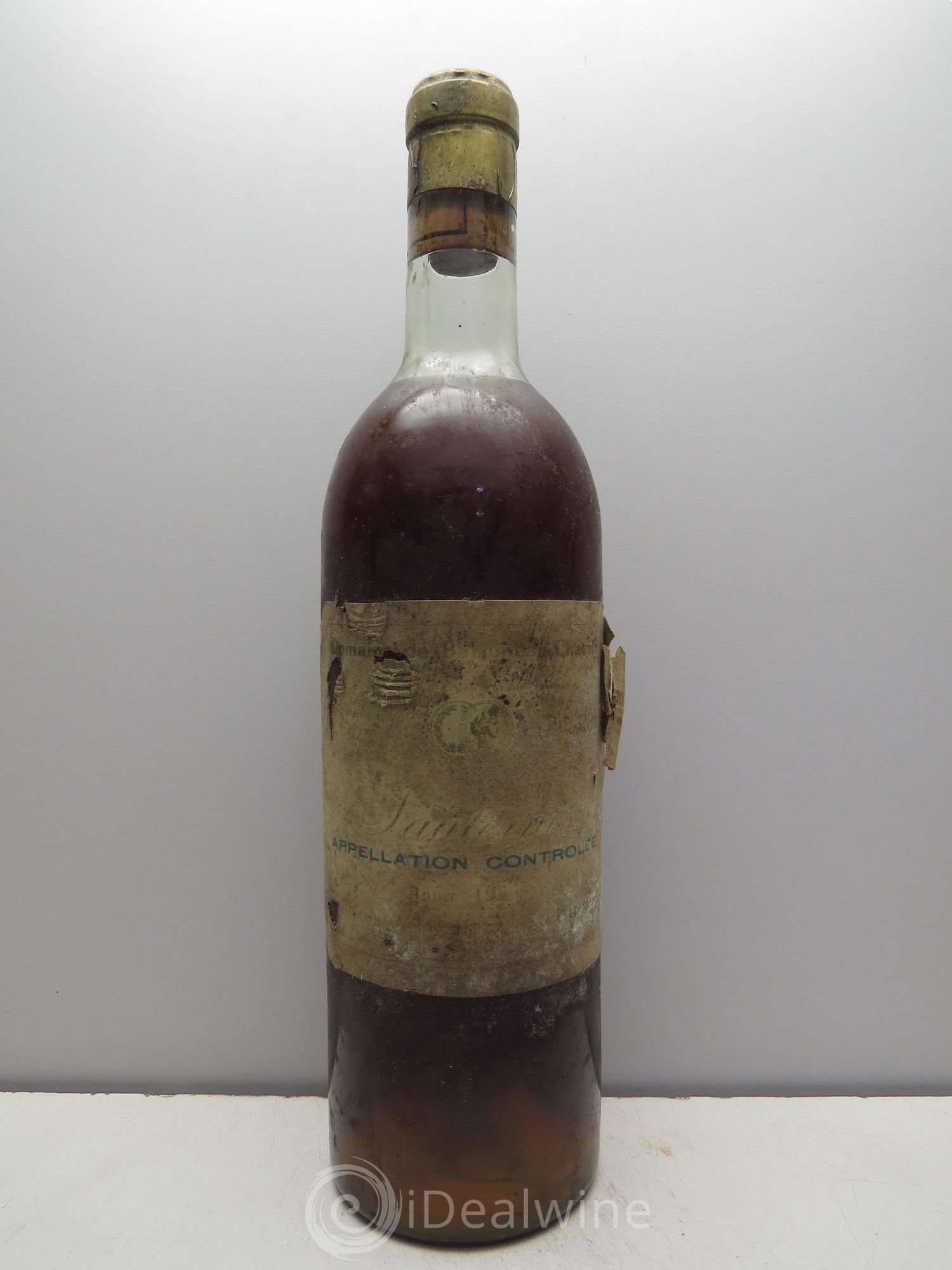 Sauternes Domaine illisible 1955 - Posten von 1 Flasche - 0
