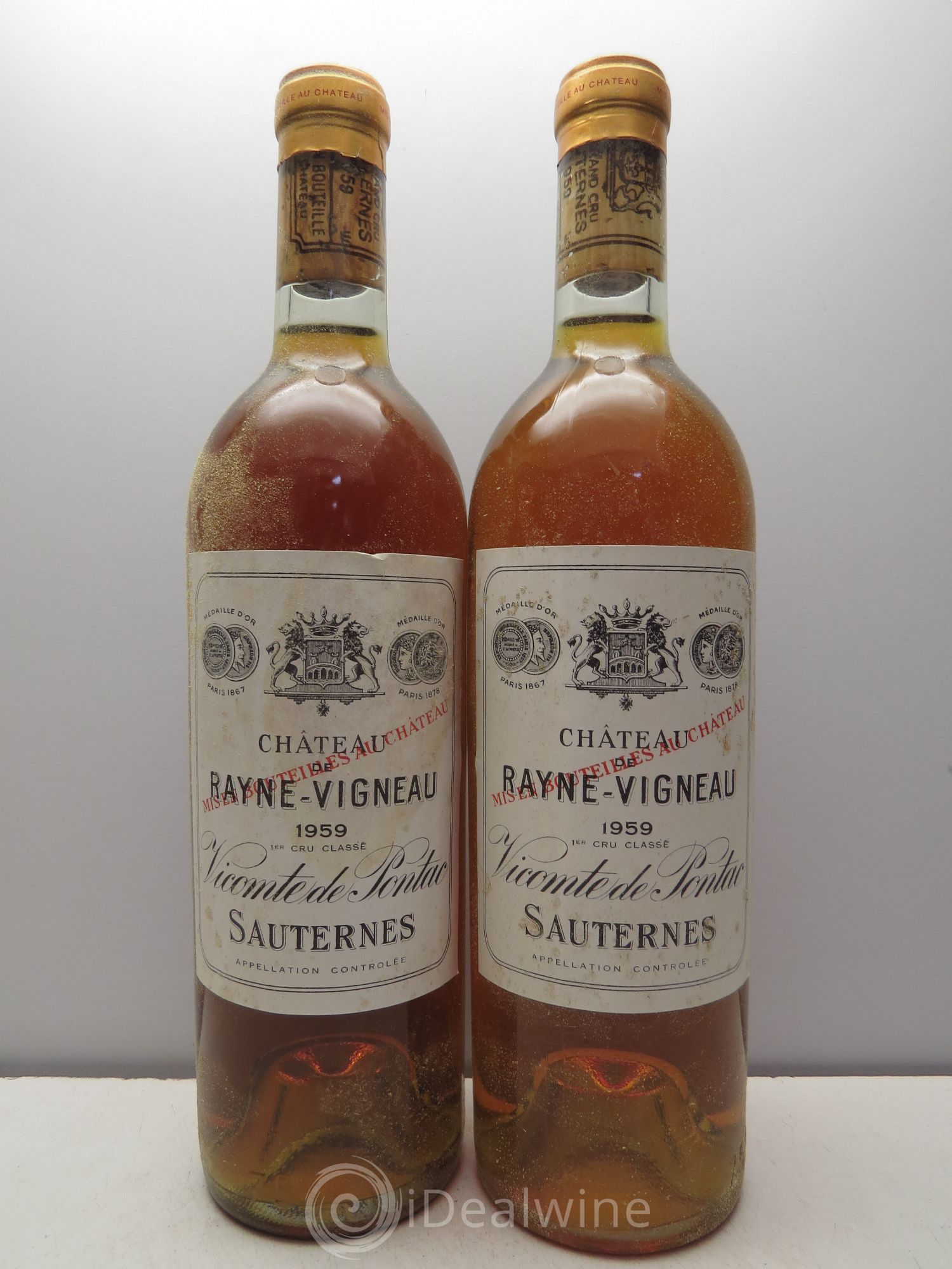 Château de Rayne Vigneau 1er Grand Cru Classé 1959 - Lotto di 12 bottiglie - 4