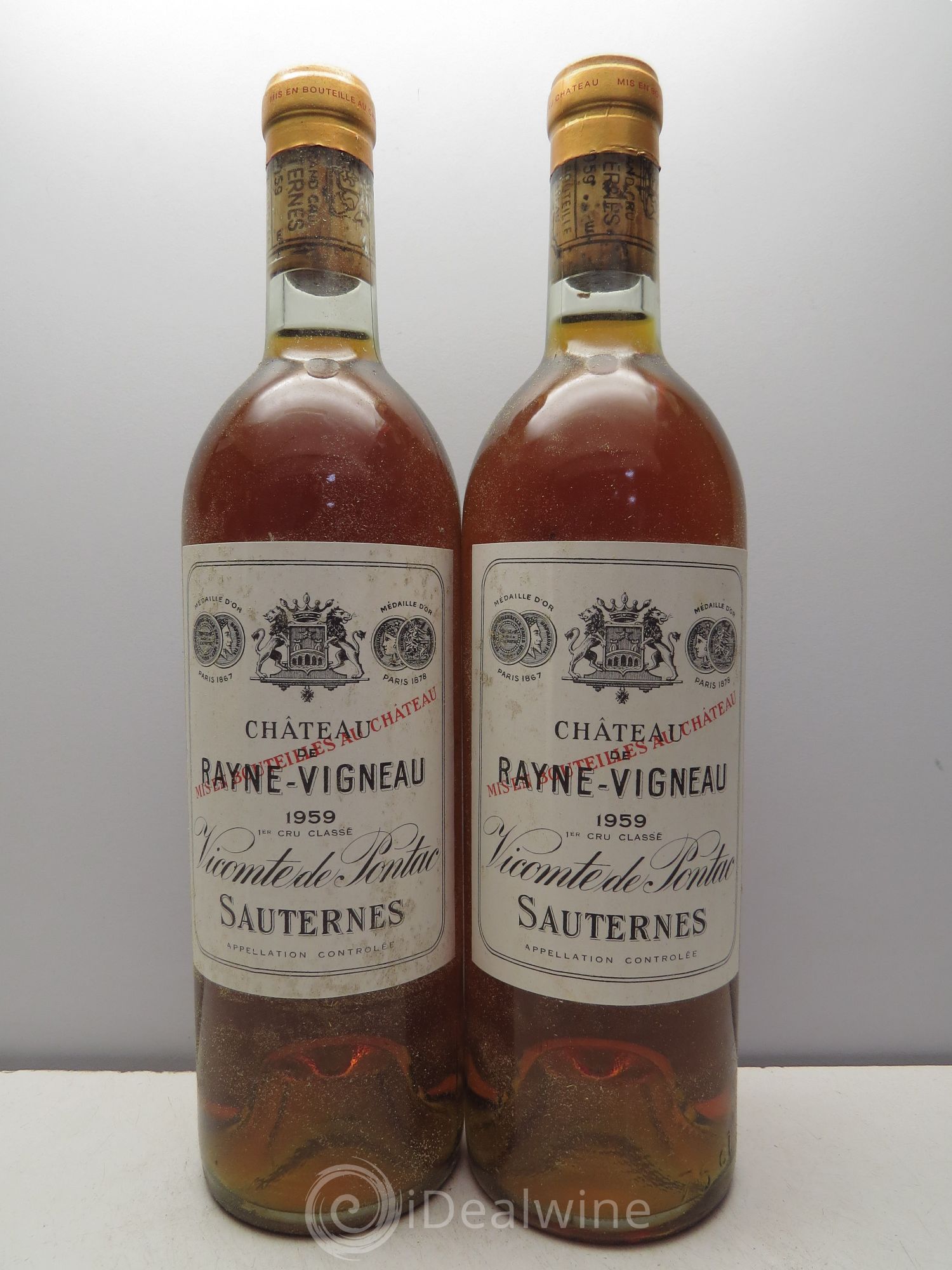 Château de Rayne Vigneau 1er Grand Cru Classé 1959 - Lotto di 12 bottiglie - 5