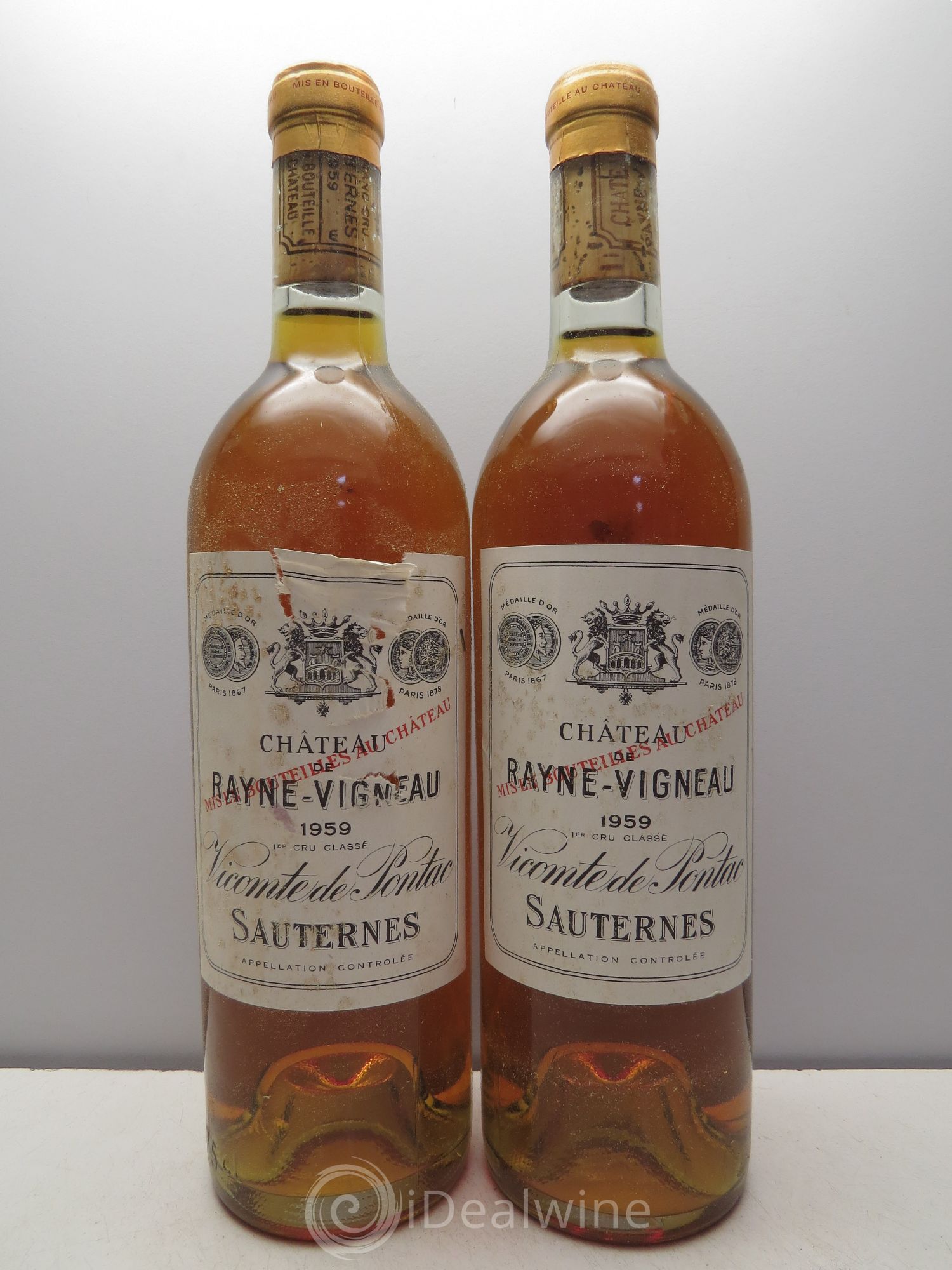 Château de Rayne Vigneau 1er Grand Cru Classé 1959 - Lotto di 12 bottiglie - 6