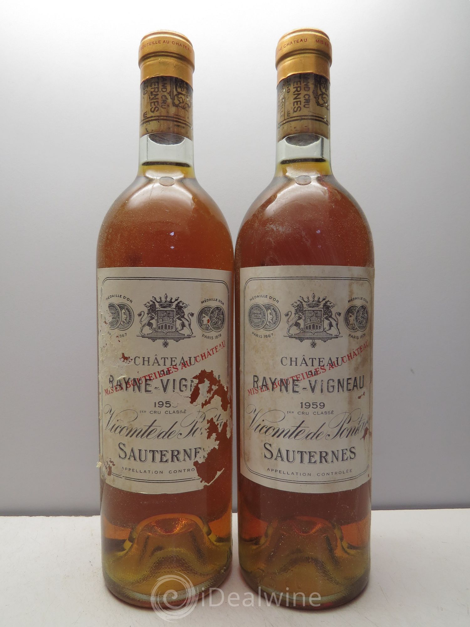 Château de Rayne Vigneau 1er Grand Cru Classé 1959 - Lotto di 12 bottiglie - 2