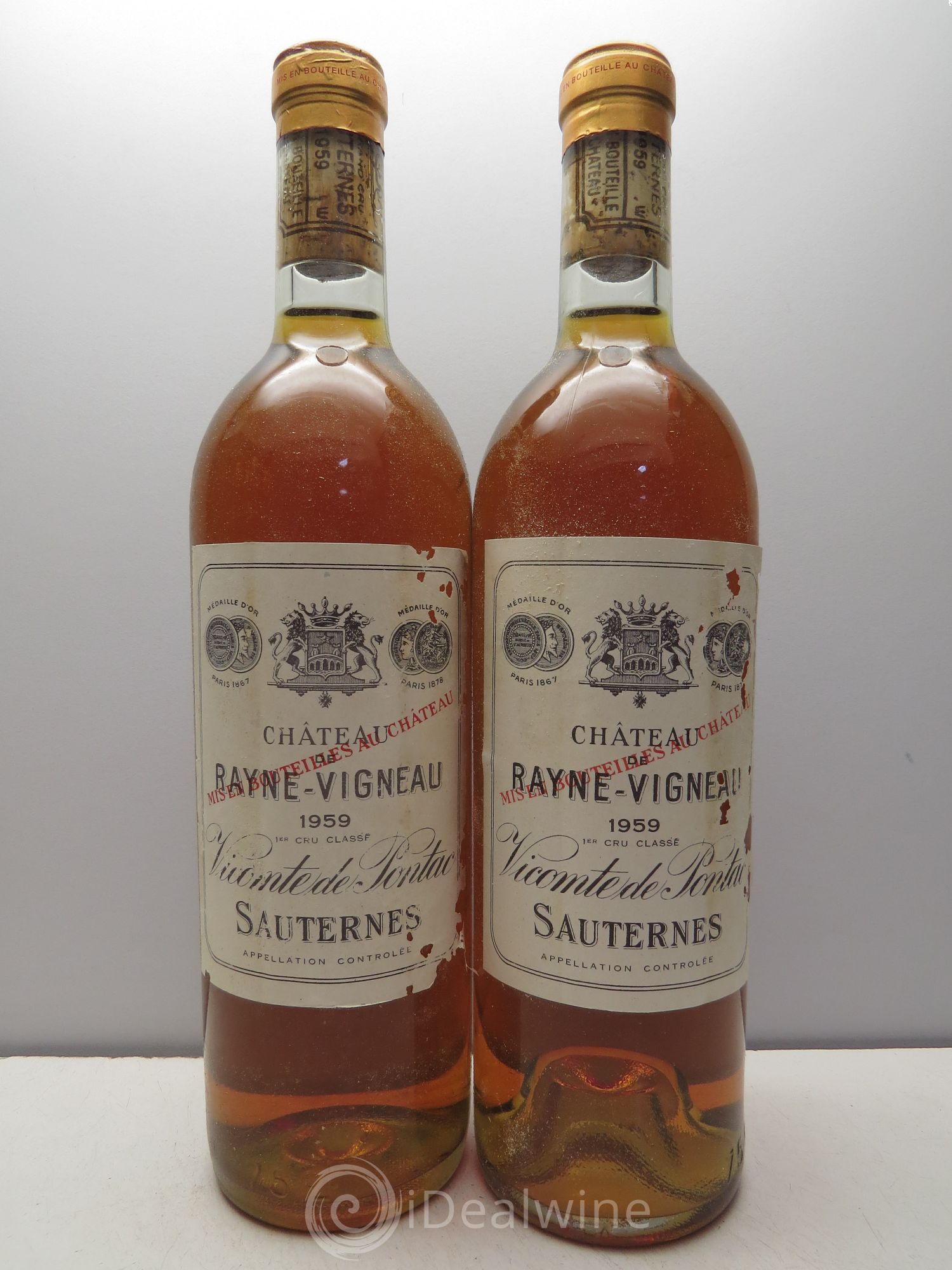Château de Rayne Vigneau 1er Grand Cru Classé 1959 - Lotto di 12 bottiglie - 3