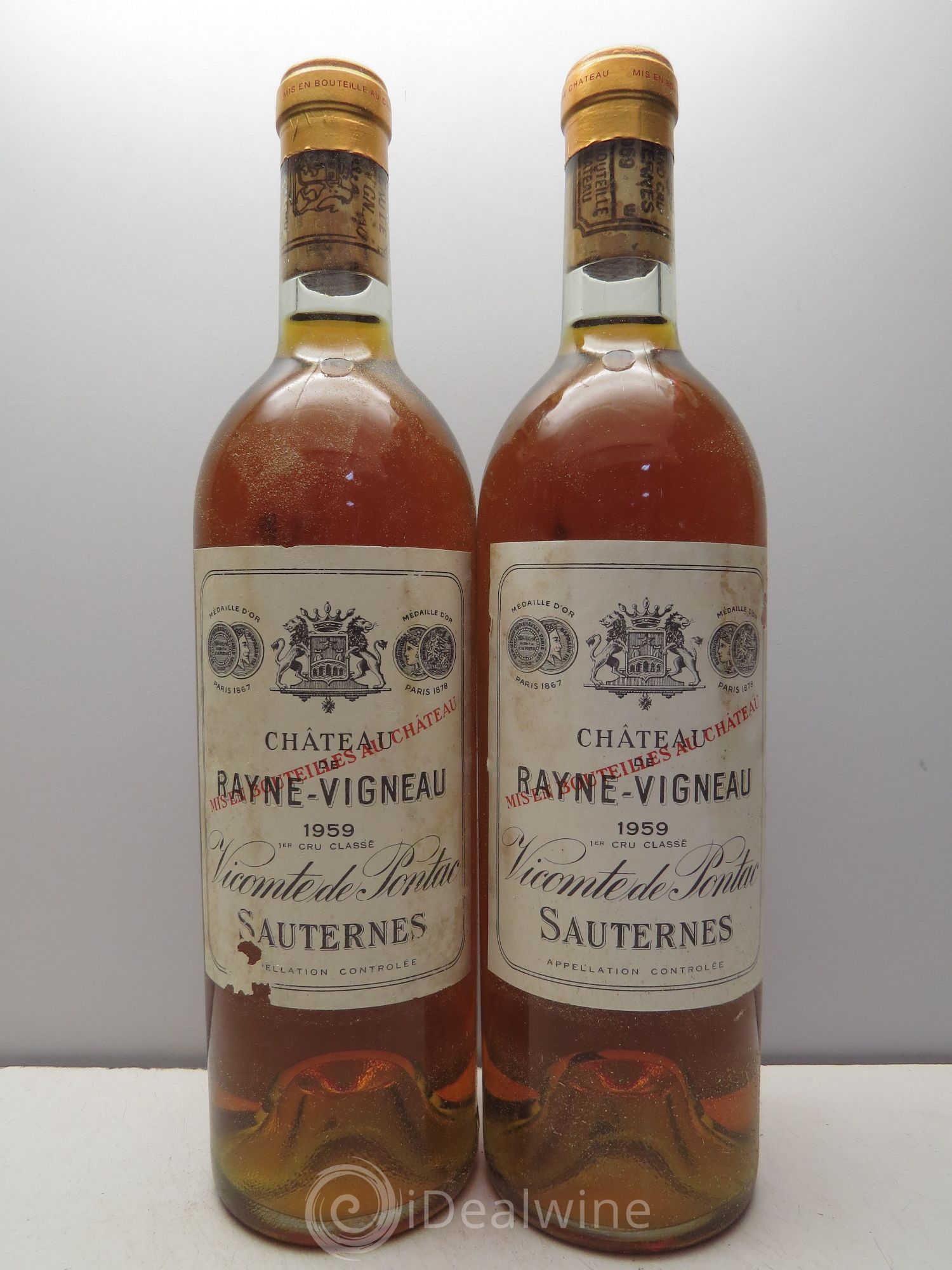 Château de Rayne Vigneau 1er Grand Cru Classé 1959 - Lotto di 12 bottiglie - 4