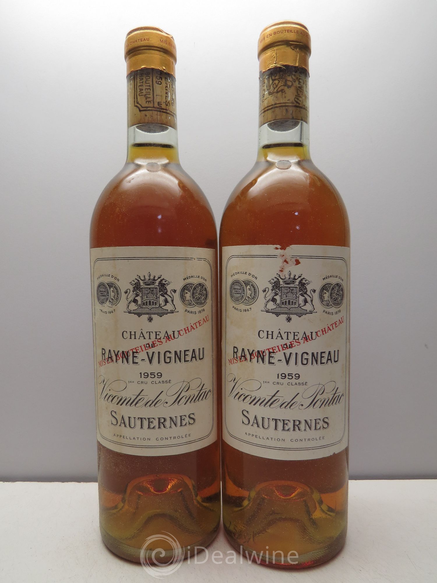 Château de Rayne Vigneau 1er Grand Cru Classé 1959 - Lotto di 12 bottiglie - 1