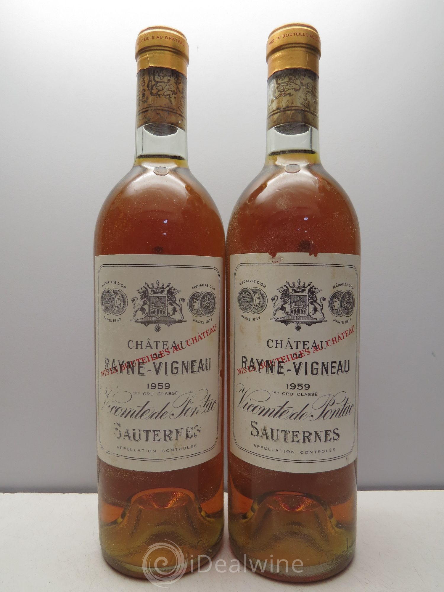 Château de Rayne Vigneau 1er Grand Cru Classé 1959 - Lotto di 12 bottiglie - 2