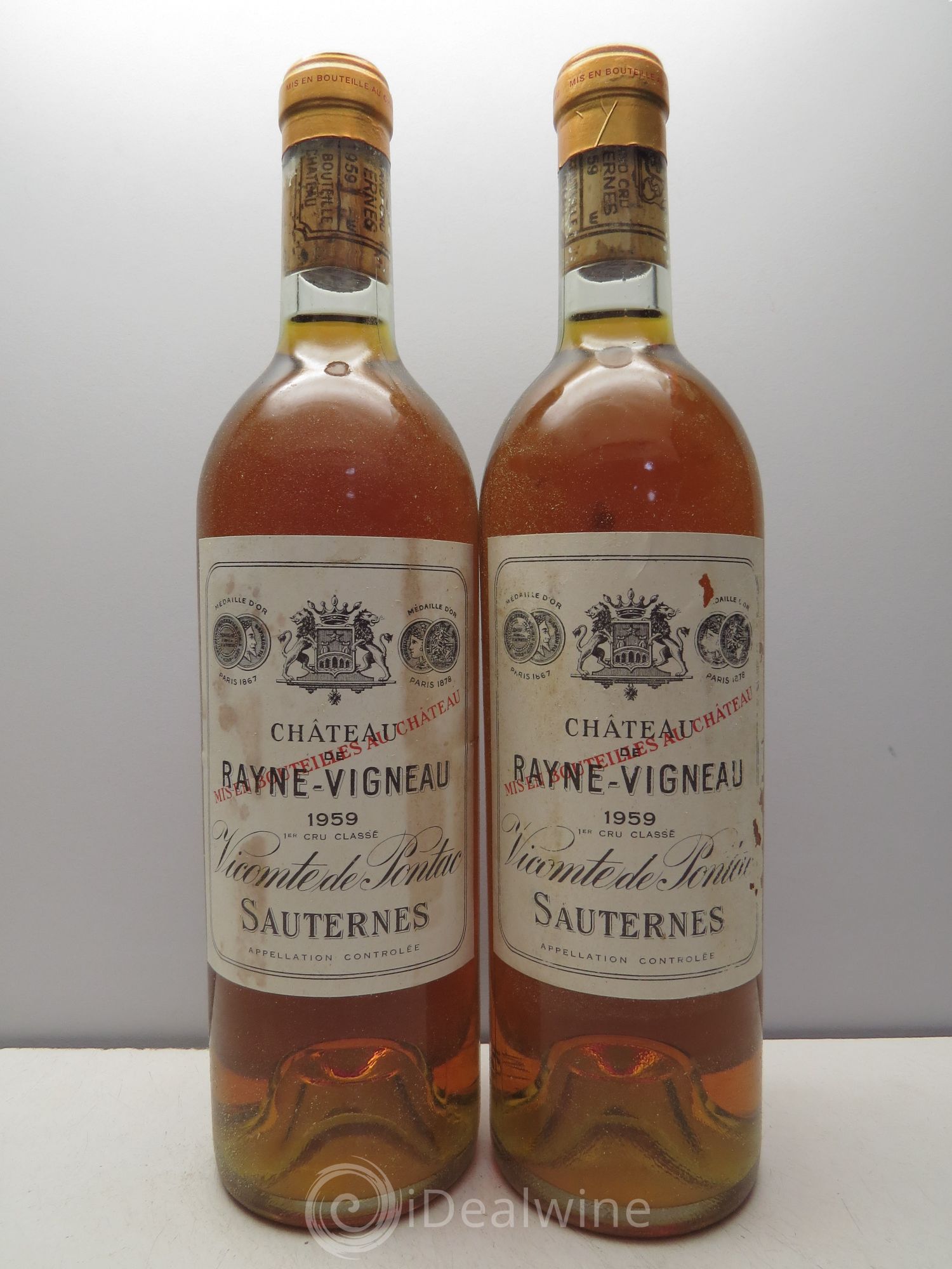 Château de Rayne Vigneau 1er Grand Cru Classé 1959 - Lotto di 12 bottiglie - 4