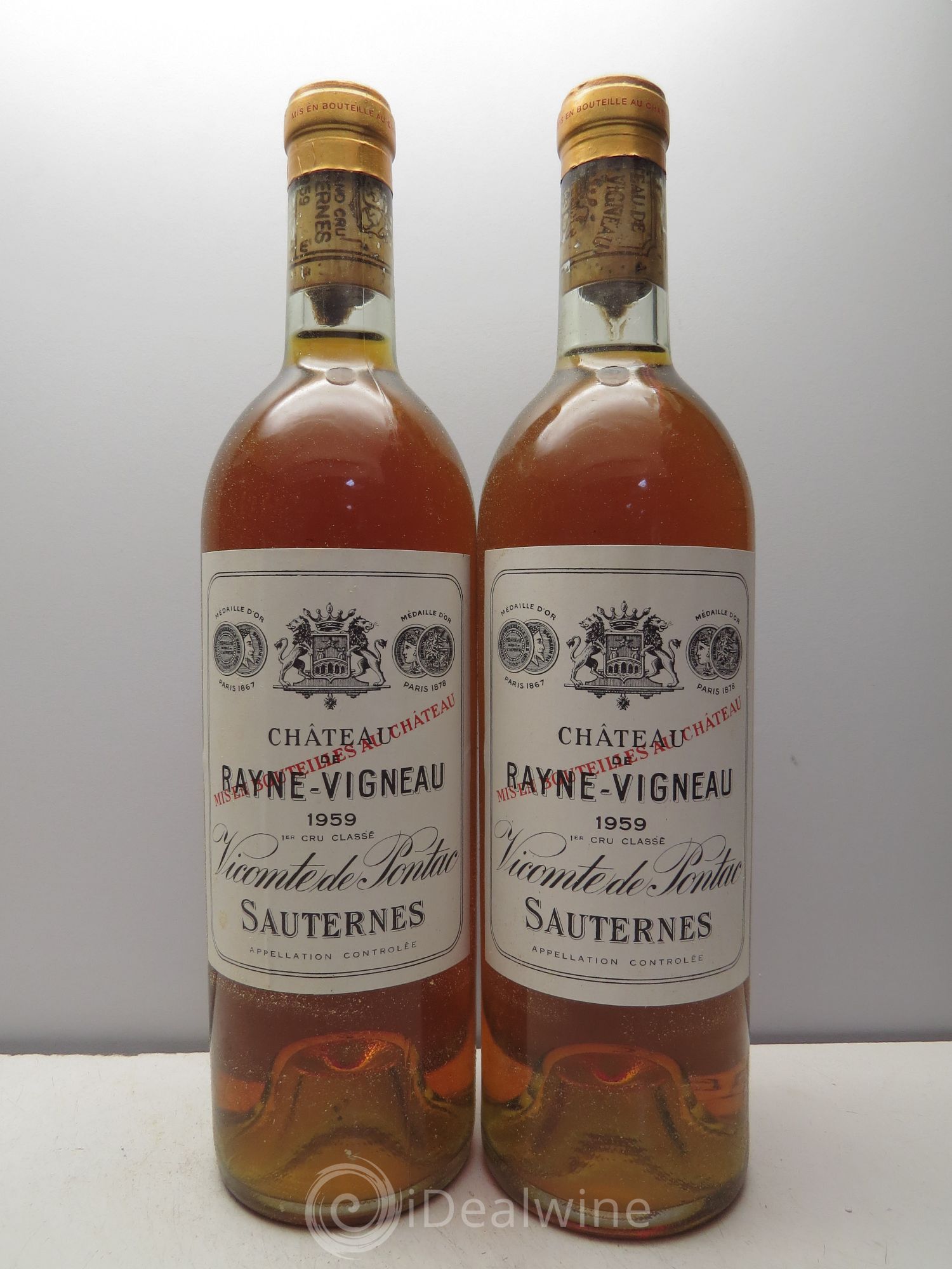 Château de Rayne Vigneau 1er Grand Cru Classé 1959 - Lotto di 12 bottiglie - 3