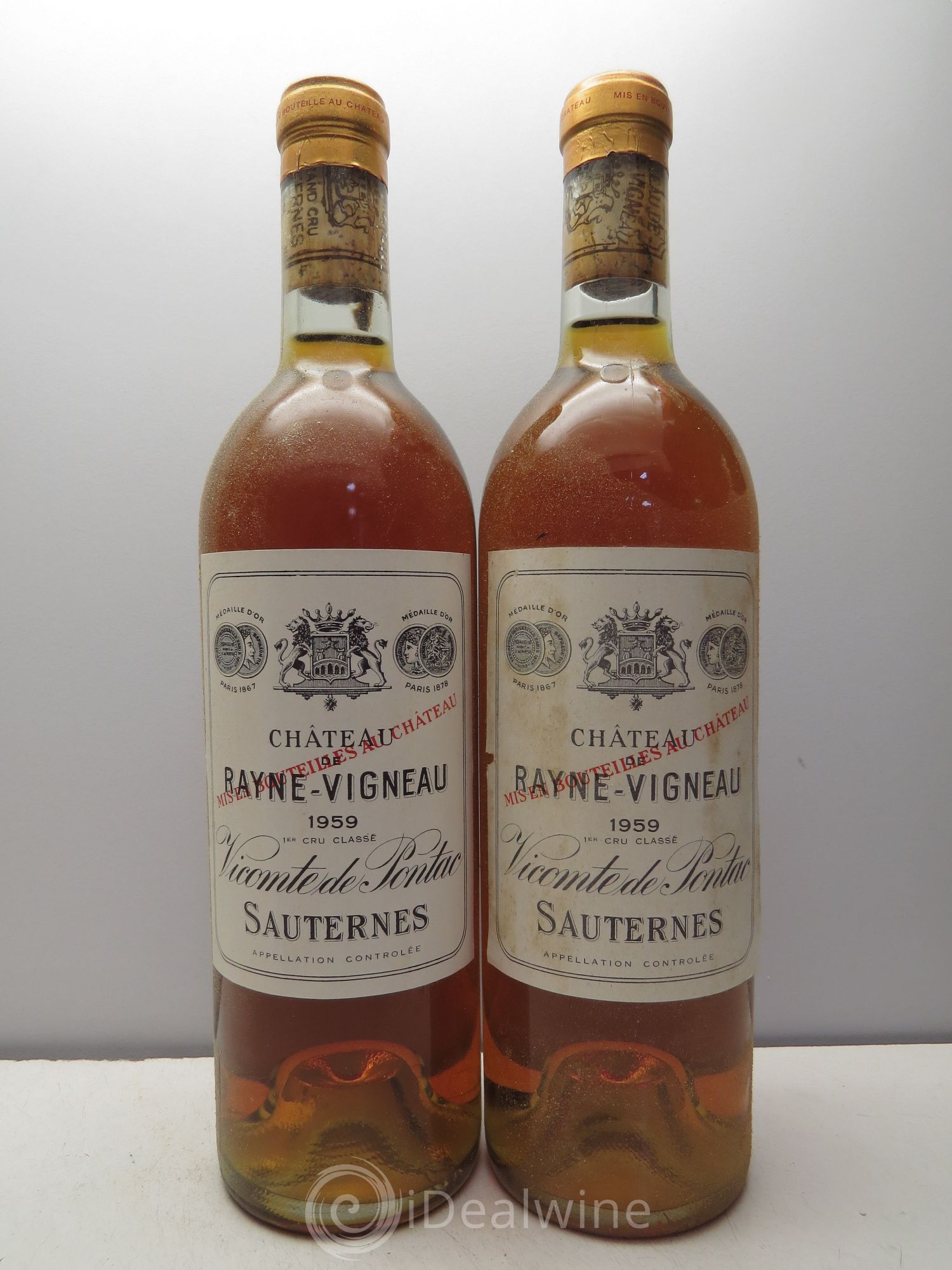 Château de Rayne Vigneau 1er Grand Cru Classé 1959 - Lotto di 12 bottiglie - 4