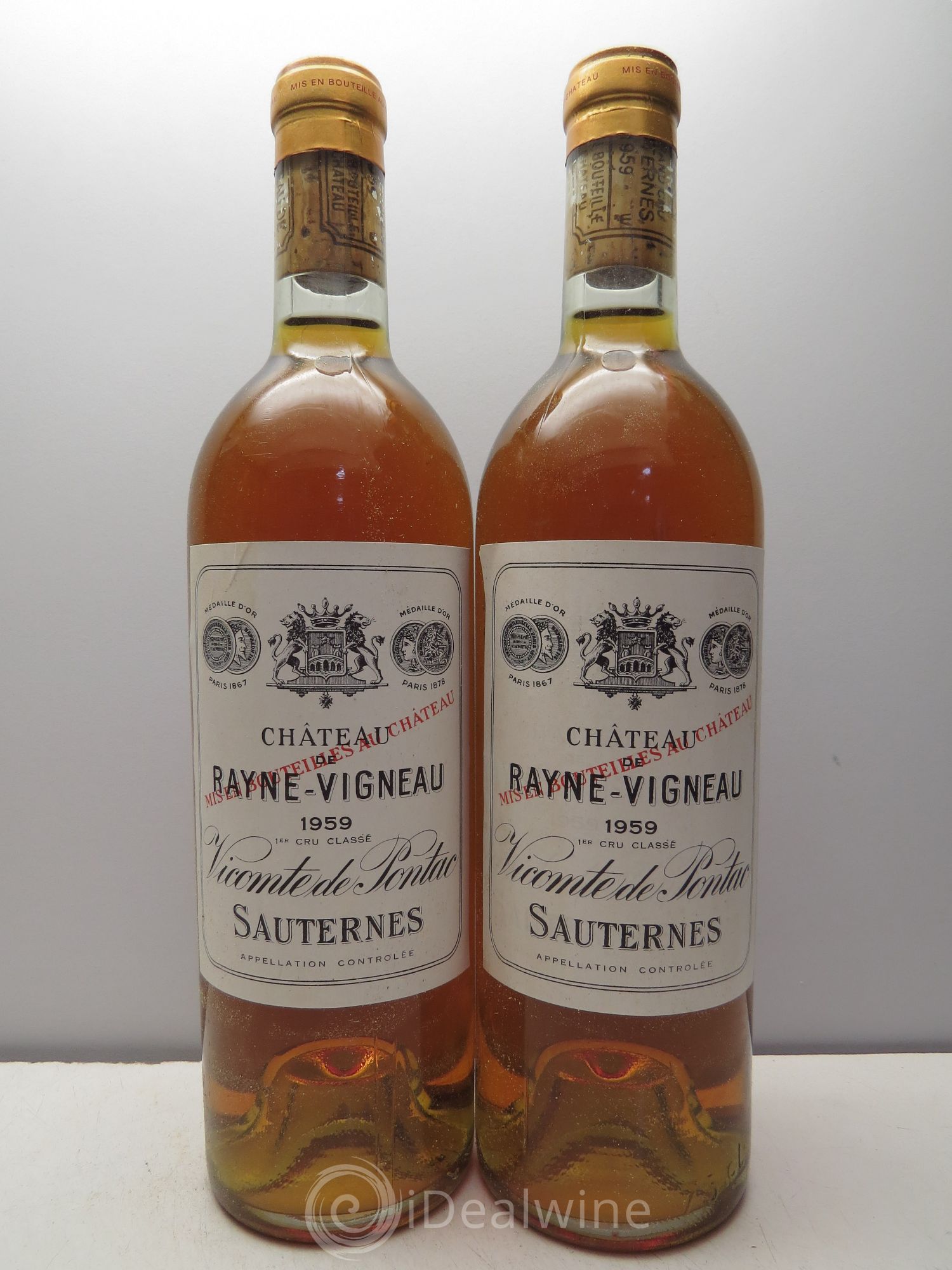 Château de Rayne Vigneau 1er Grand Cru Classé 1959 - Lotto di 12 bottiglie - 2