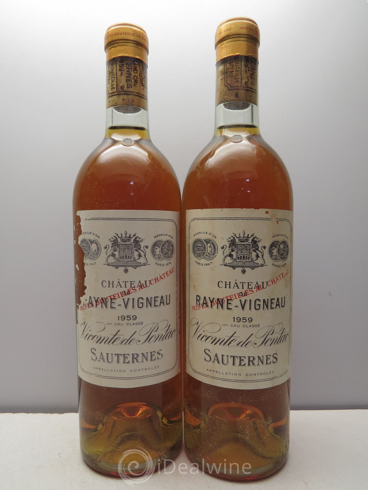 Château de Rayne Vigneau 1er Grand Cru Classé 1959 - Lotto di 12 bottiglie - 3