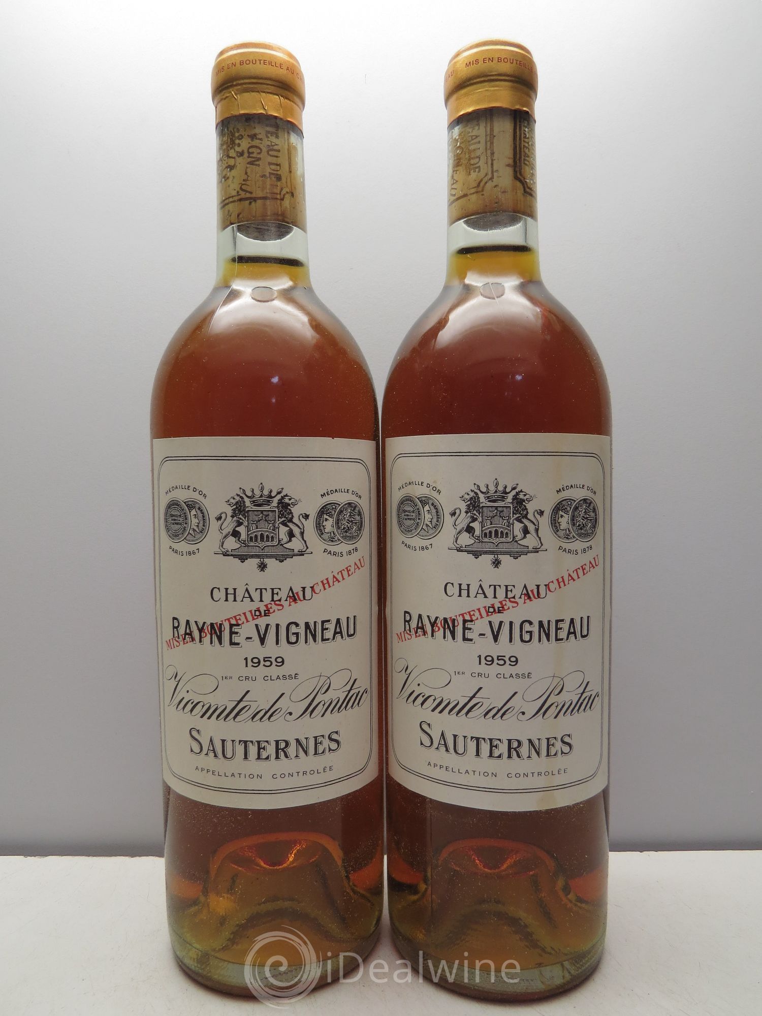 Château de Rayne Vigneau 1er Grand Cru Classé 1959 - Lotto di 12 bottiglie - 4