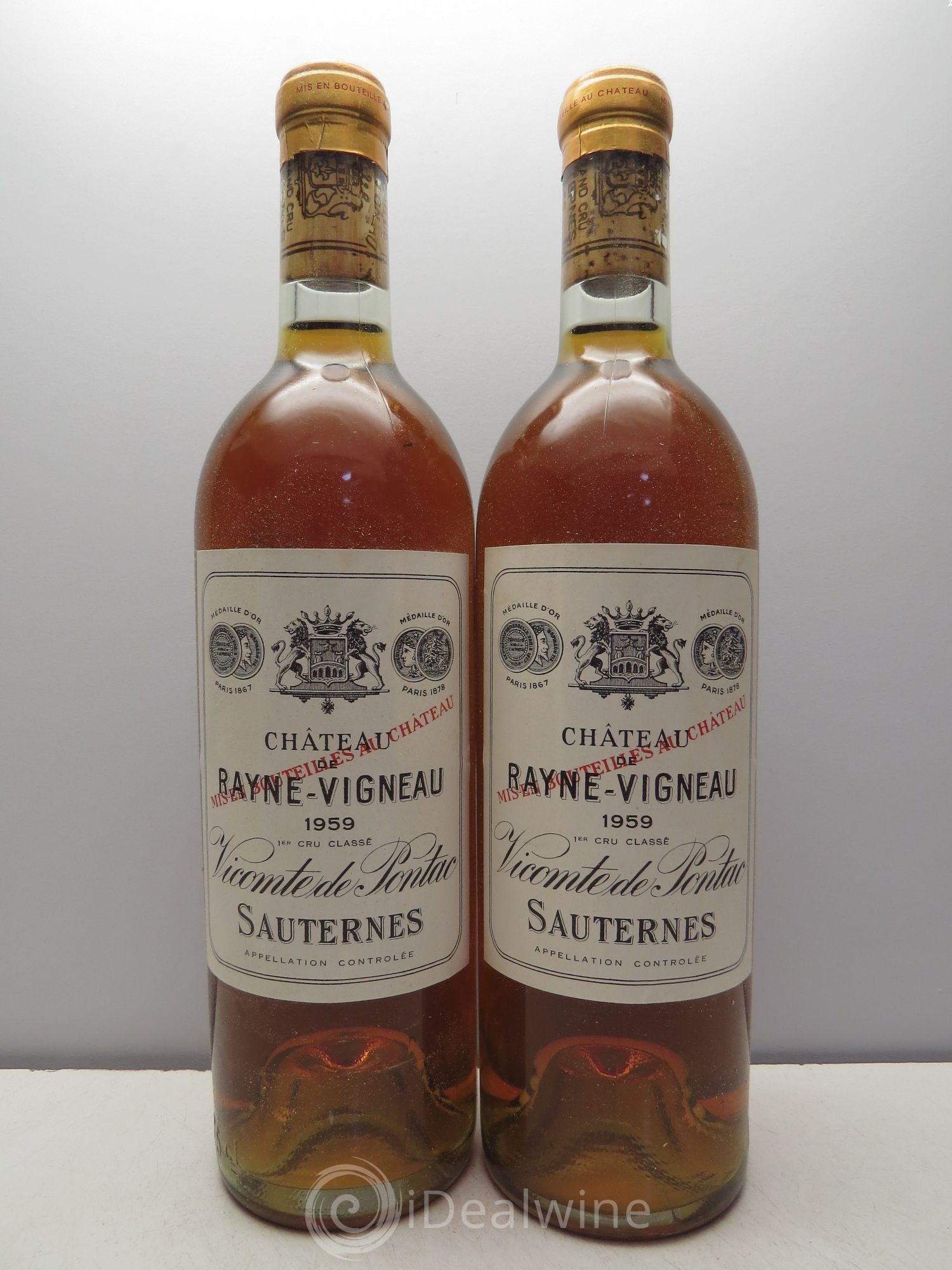 Château de Rayne Vigneau 1er Grand Cru Classé 1959 - Lotto di 12 bottiglie - 5