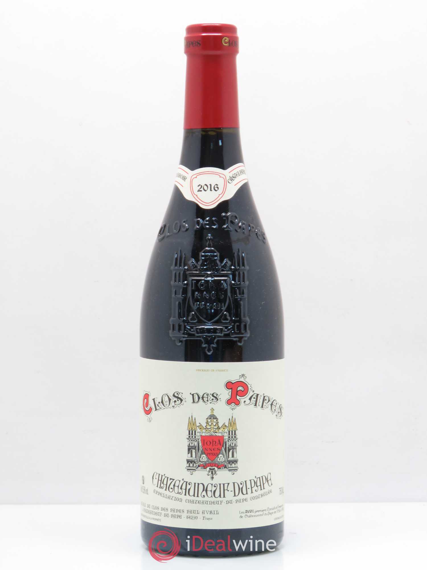 Châteauneuf-du-Pape Clos des Papes - Paul Avril 2016 - Lot de 1 bouteille - 0
