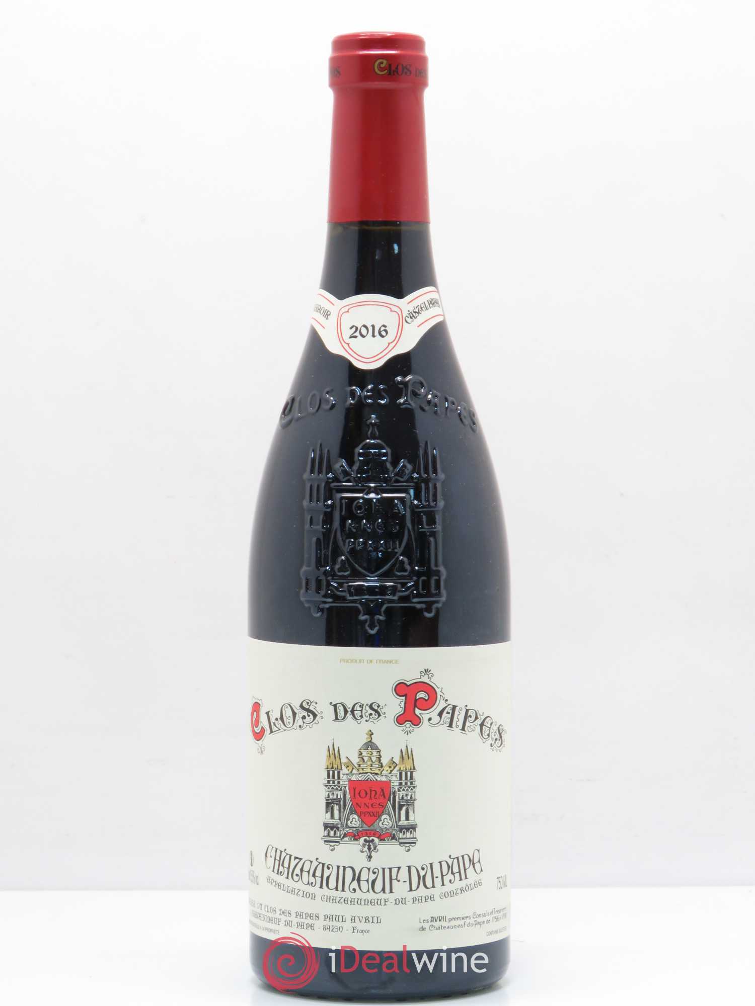 Châteauneuf-du-Pape Clos des Papes - Paul Avril 2016 - Lot de 1 bouteille - 0