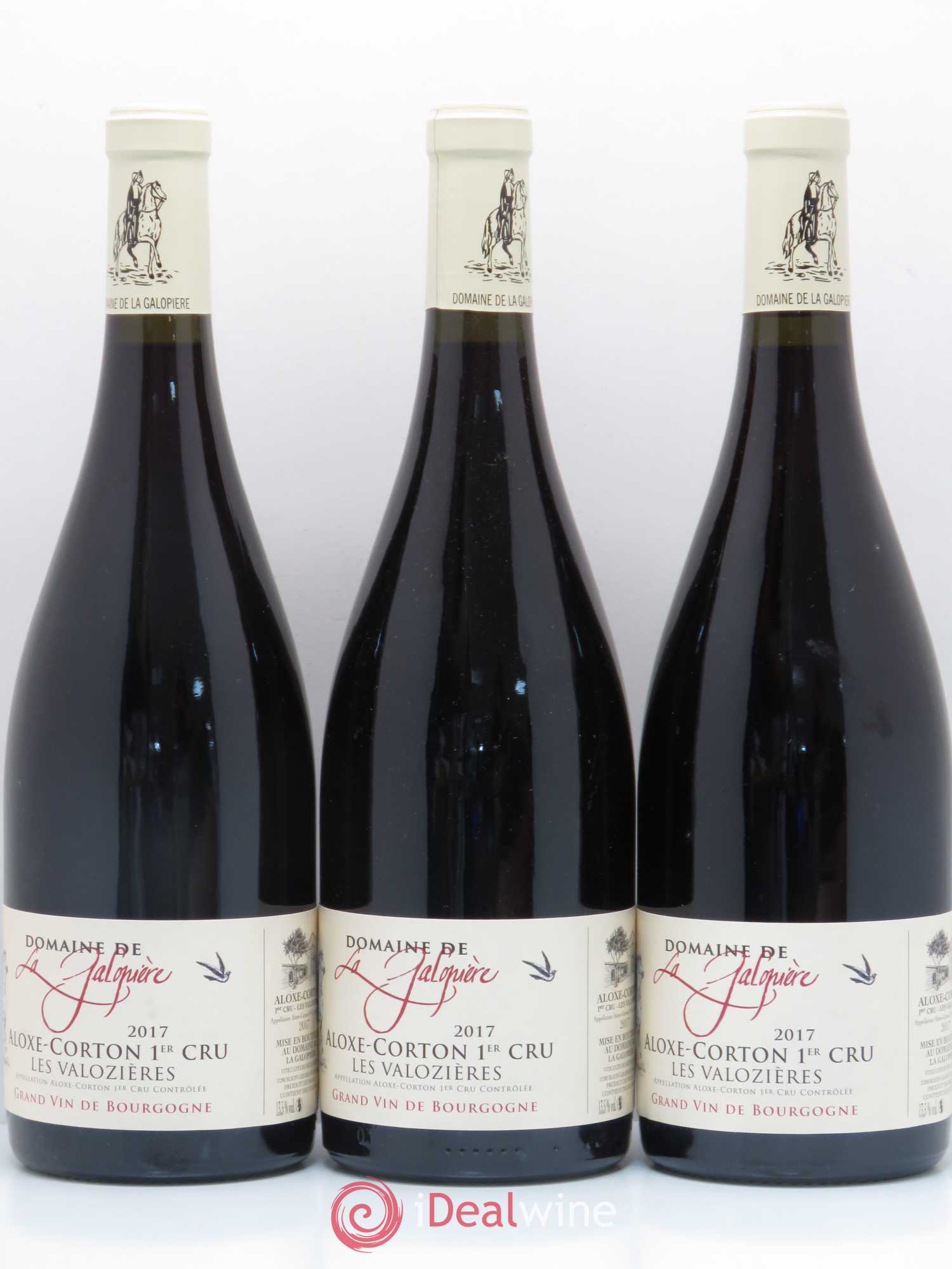 Aloxe-Corton 1er Cru Les Valozières Domaine De La Galopière 2017 - Posten von 3 Flaschen - 0