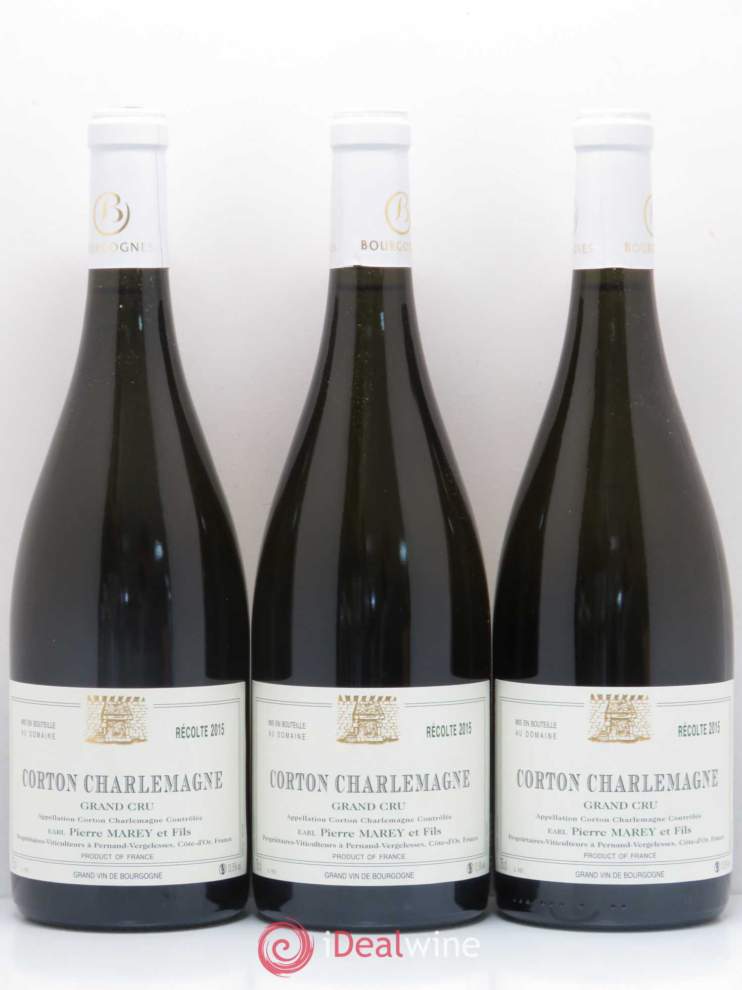 Corton-Charlemagne Grand Cru Domaine Pierre Marey 2015 - Posten von 6 Flaschen - 1