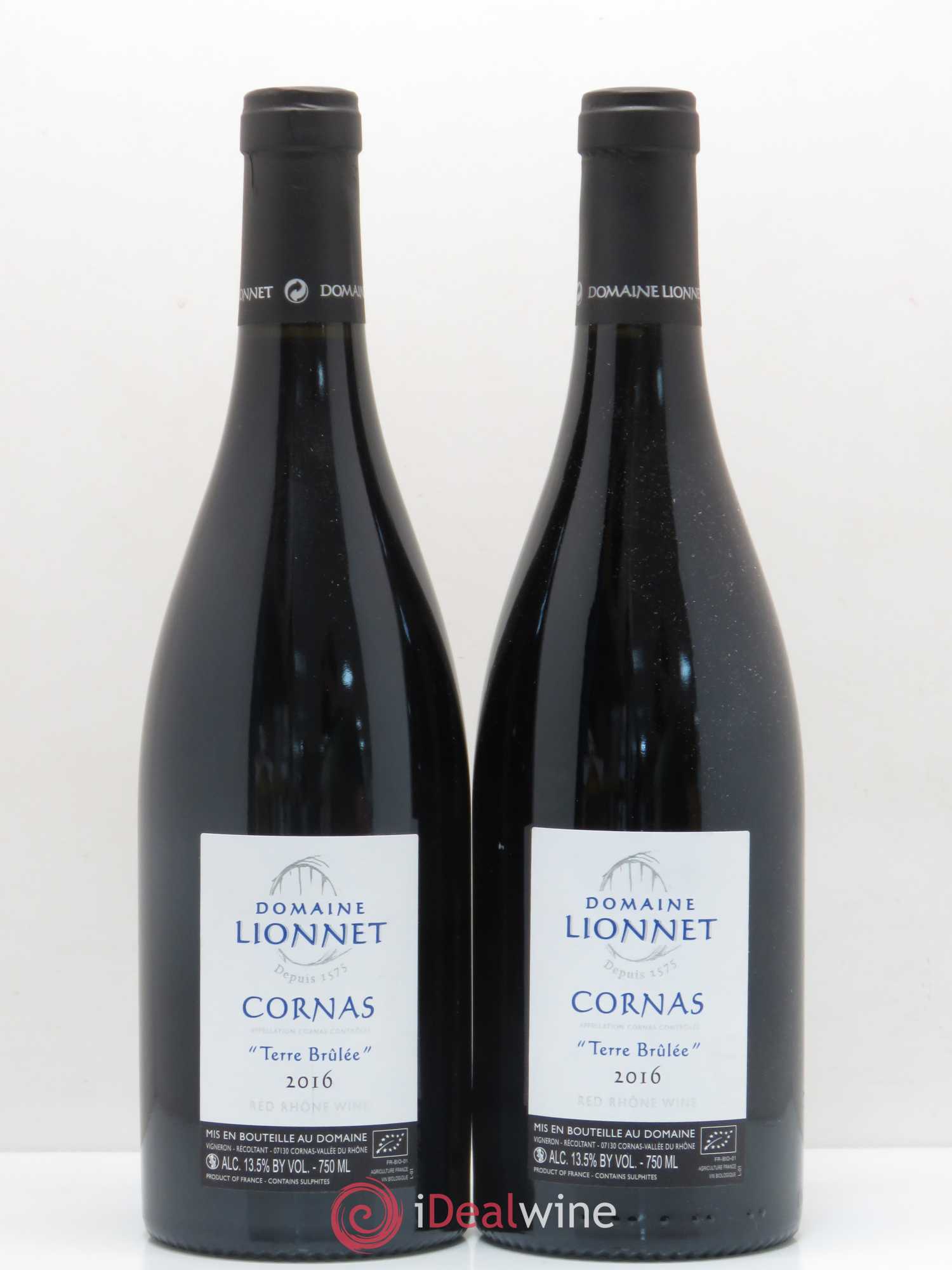 Cornas Terres Brûlées Domaine Lionnet 2016 - Posten von 2 Flaschen - 0