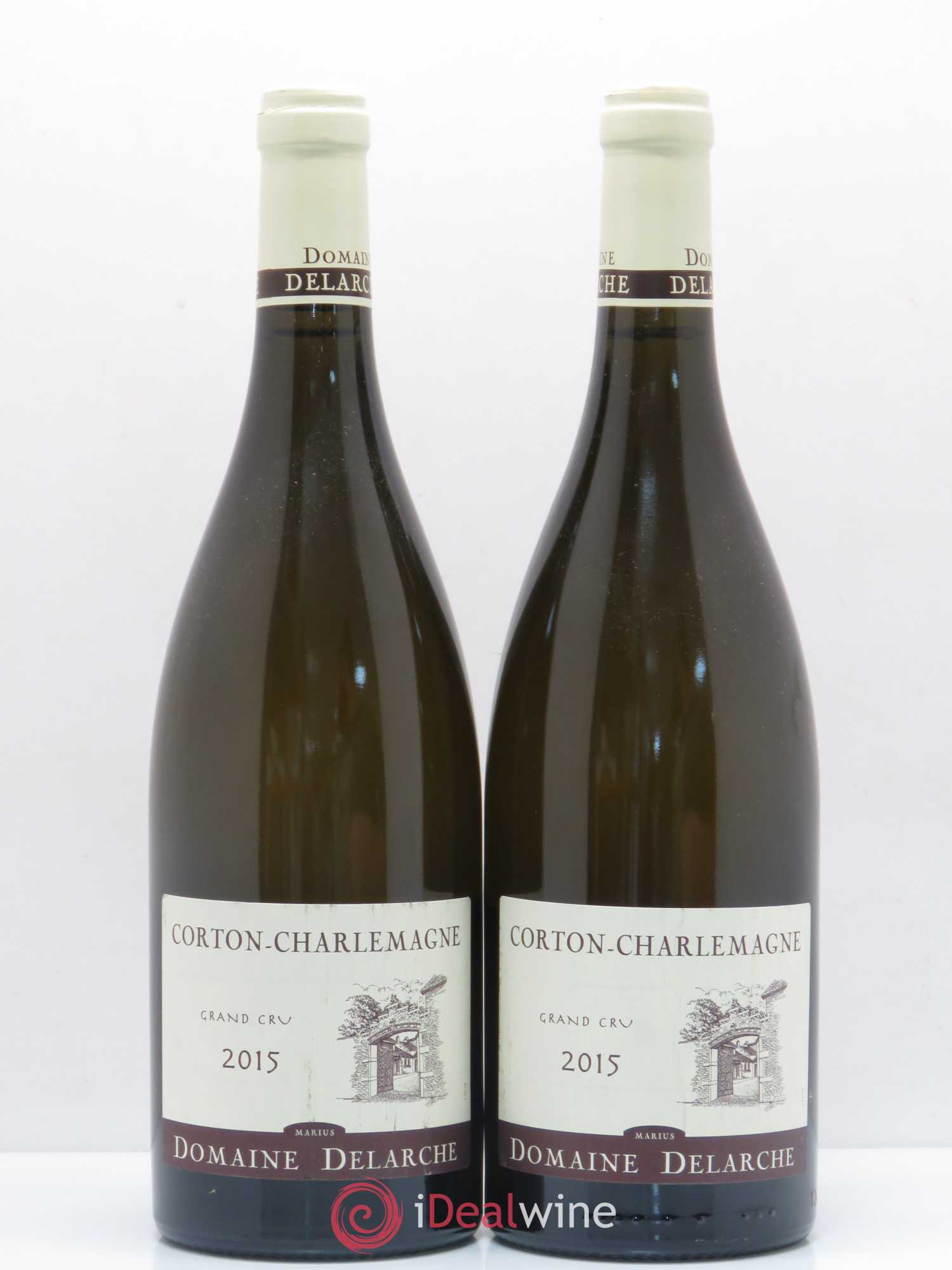 Corton-Charlemagne Grand Cru Domaine Marius Delarche 2015 - Lot de 2 bouteilles - 0