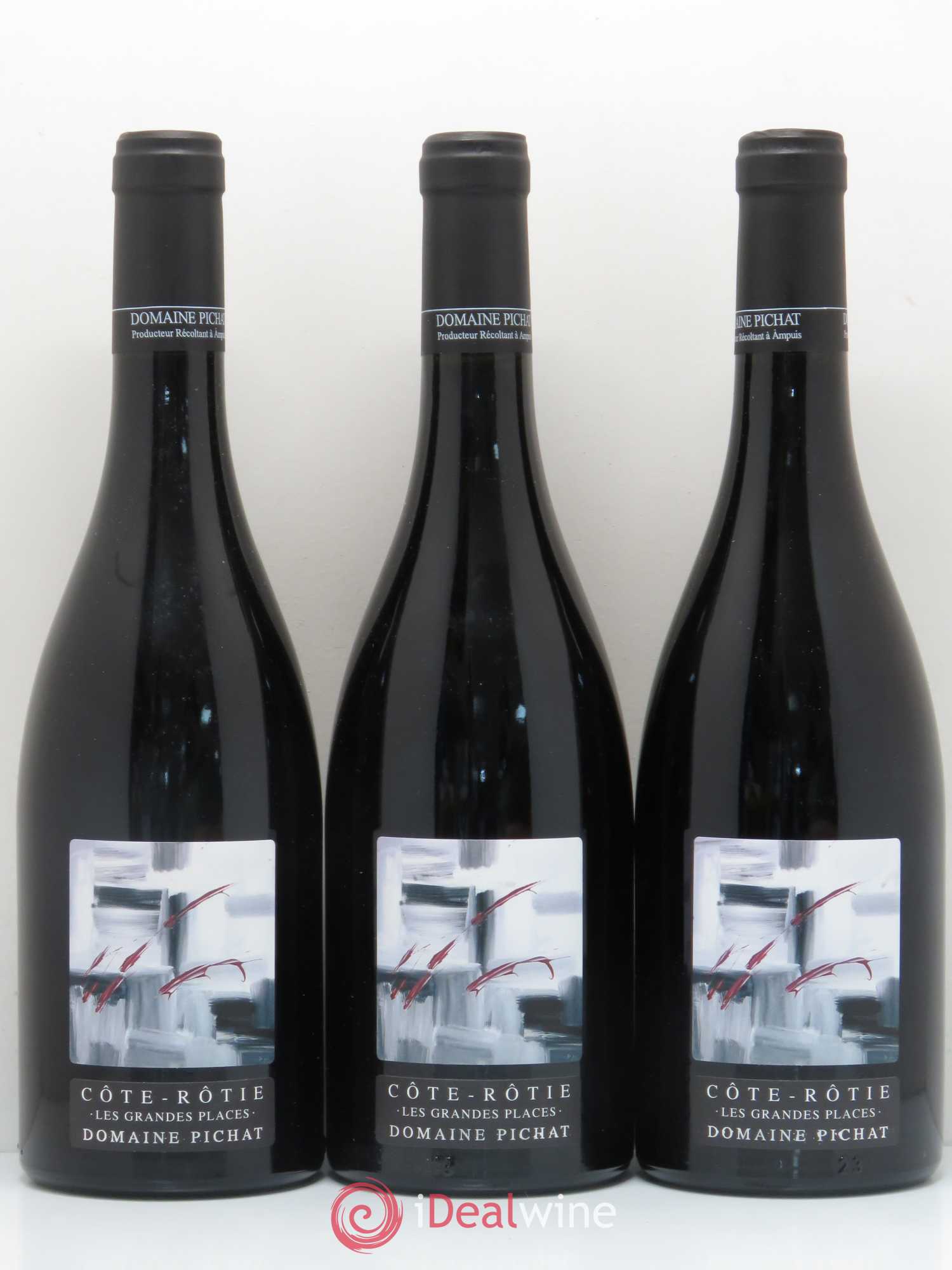Côte-Rôtie Les Grandes Places Domaine Pichat 2015 - Posten von 3 Flaschen - 0