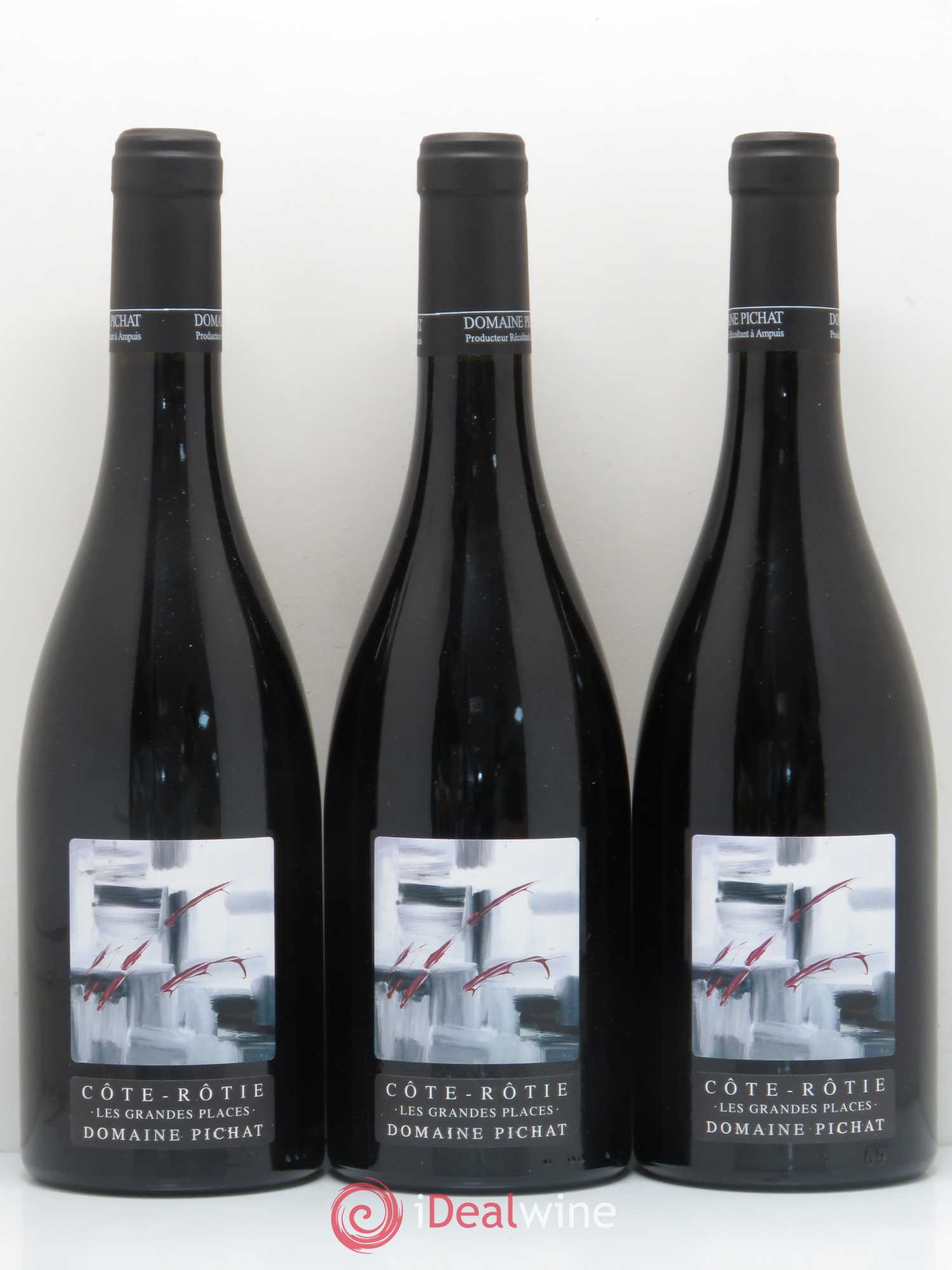 Côte-Rôtie Les Grandes Places Domaine Pichat 2015 - Posten von 3 Flaschen - 0