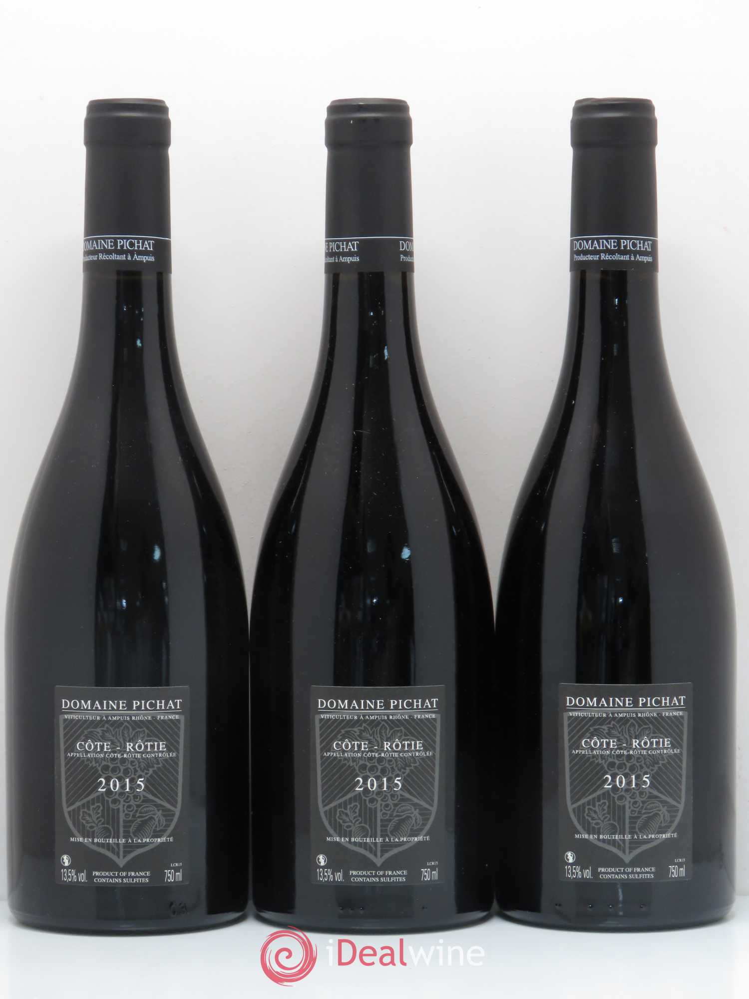 Côte-Rôtie Champon's Domaine Pichat 2015 - Posten von 3 Flaschen - 1