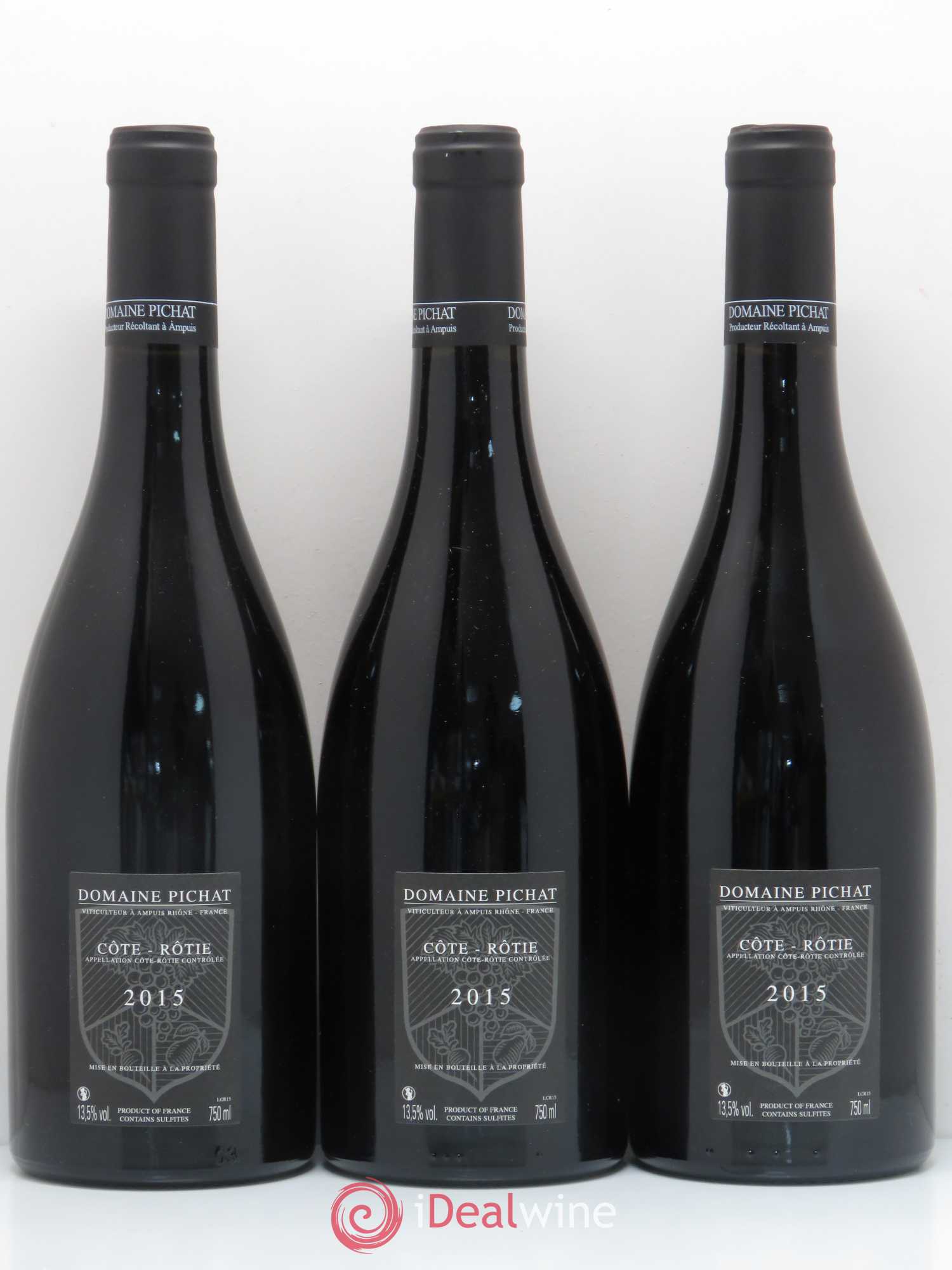 Côte-Rôtie Champon's Domaine Pichat 2015 - Posten von 3 Flaschen - 1
