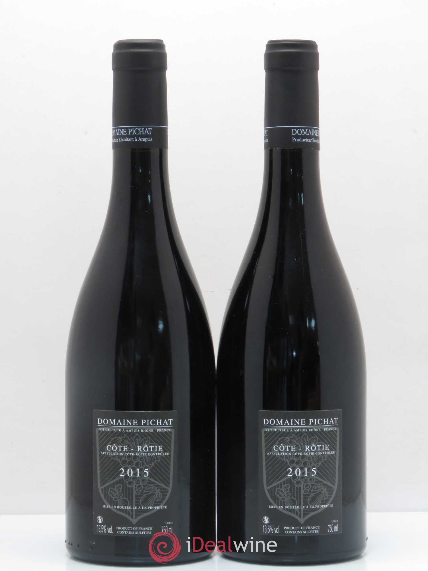 Côte-Rôtie Champon's Domaine Pichat 2015 - Posten von 2 Flaschen - 1