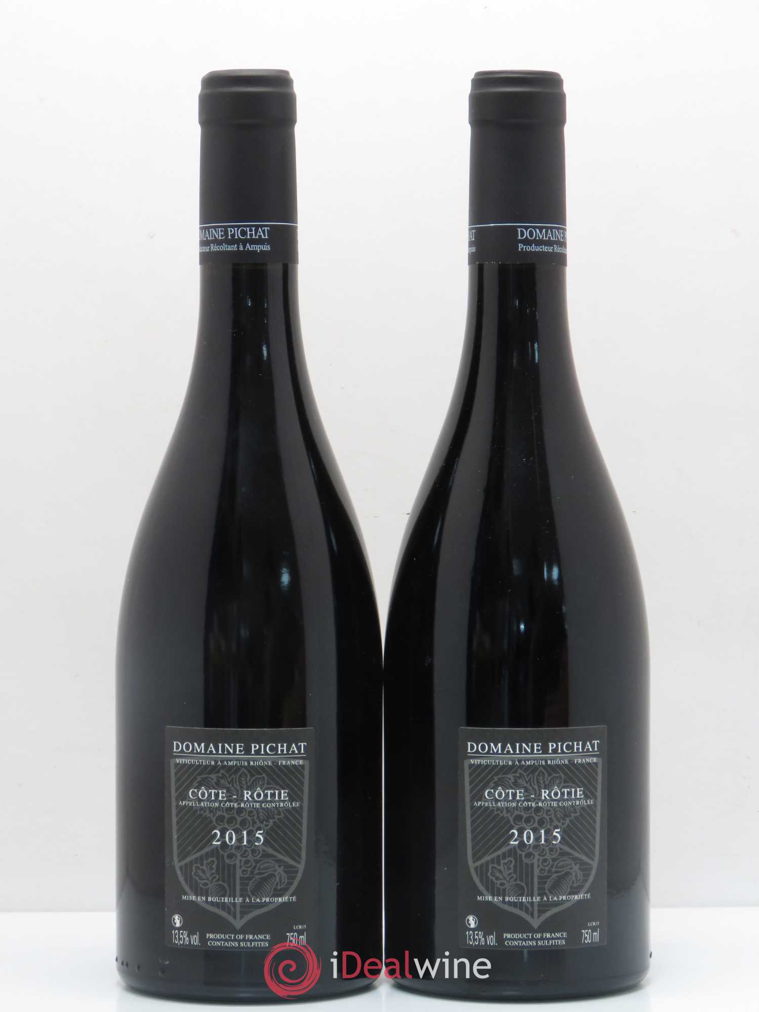 Côte-Rôtie Champon's Domaine Pichat 2015 - Posten von 2 Flaschen - 1