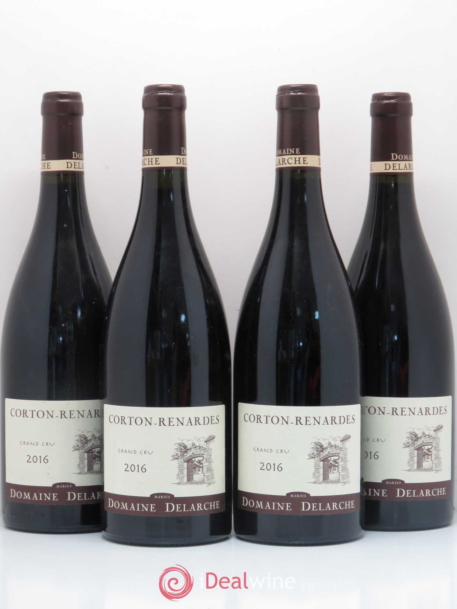 Corton Grand Cru Renardes Marius Delarche 2016 - Lot de 4 bouteilles - 0