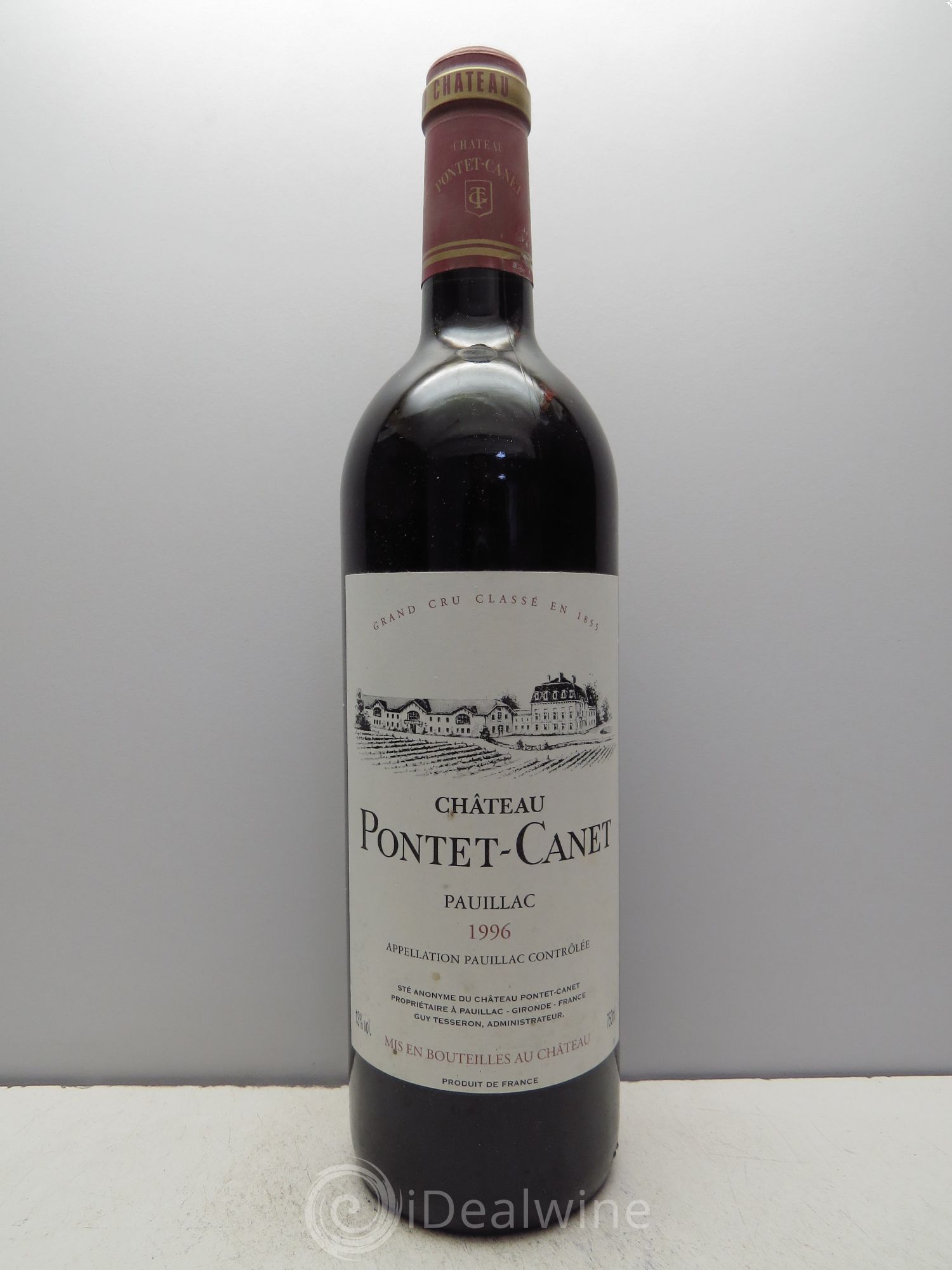Château Pontet Canet 5ème Grand Cru Classé 1996 - Lot de 6 bouteilles - 0