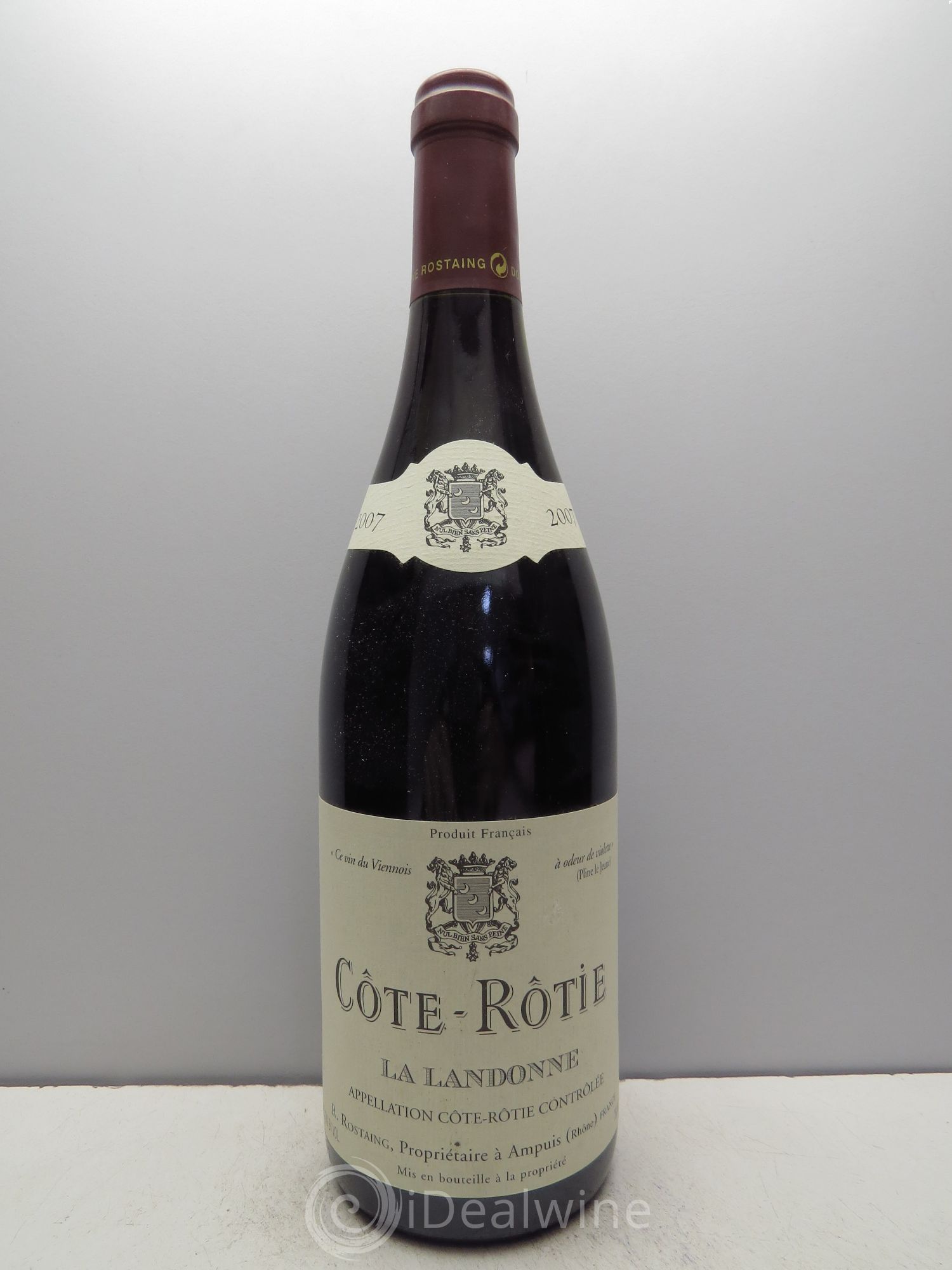 Côte-Rôtie La Landonne René Rostaing 2007 - Lot of 5 bottles - 0
