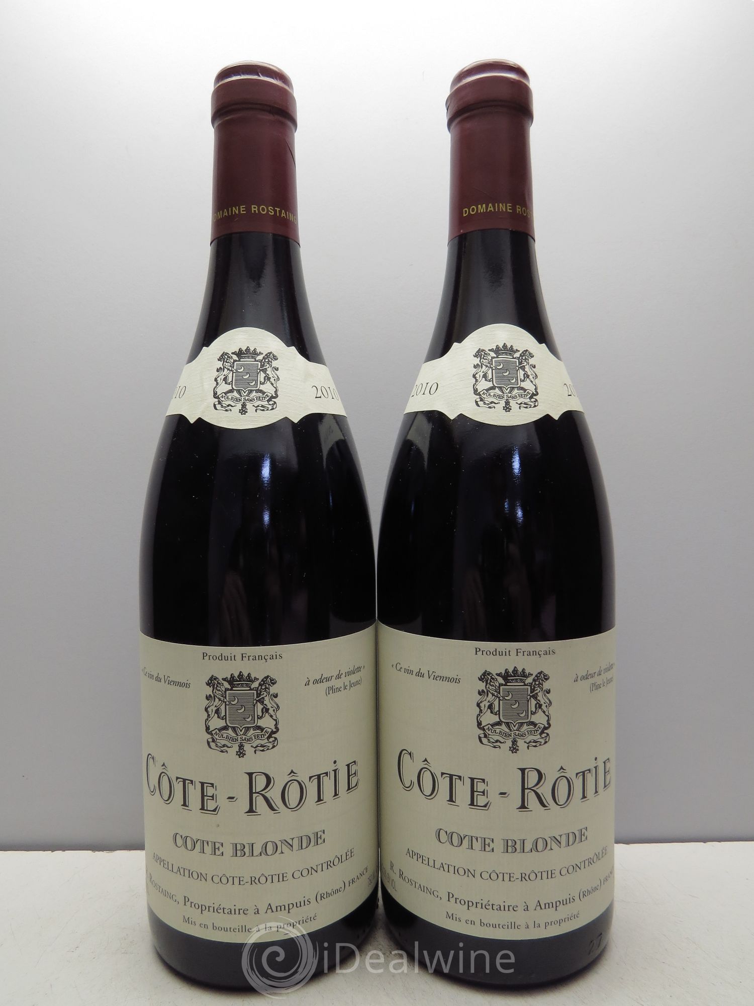 Côte-Rôtie Côte Blonde René Rostaing 2010 - Lot of 2 bottles - 0