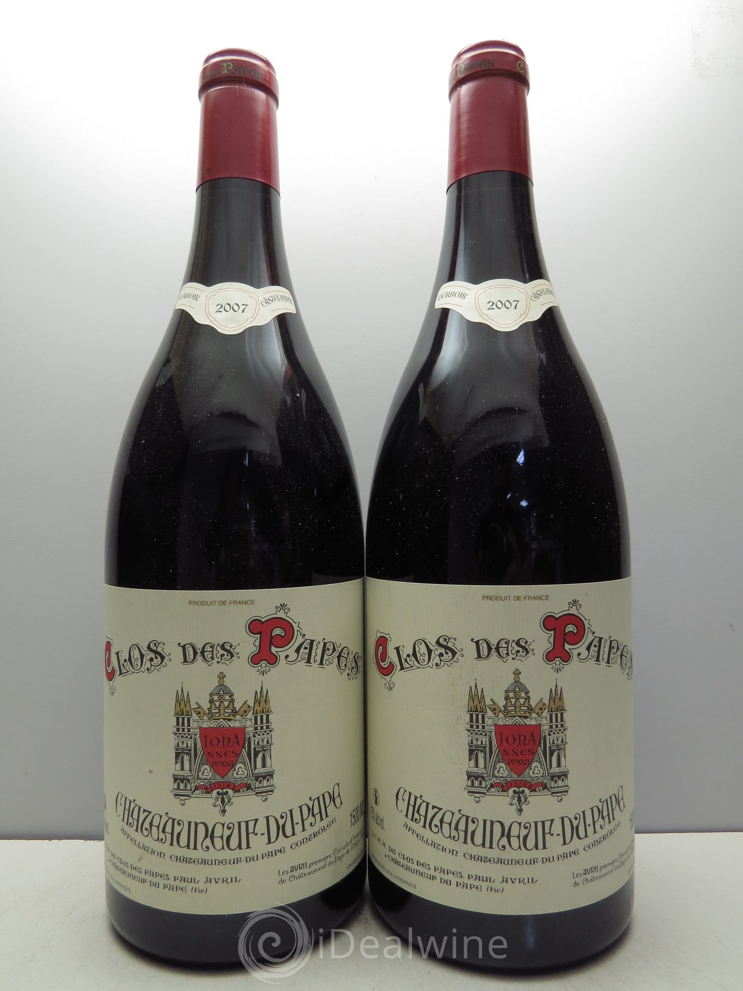 Châteauneuf-du-Pape Clos des Papes - Paul Avril 2007 - Lot de 6 magnums - 3