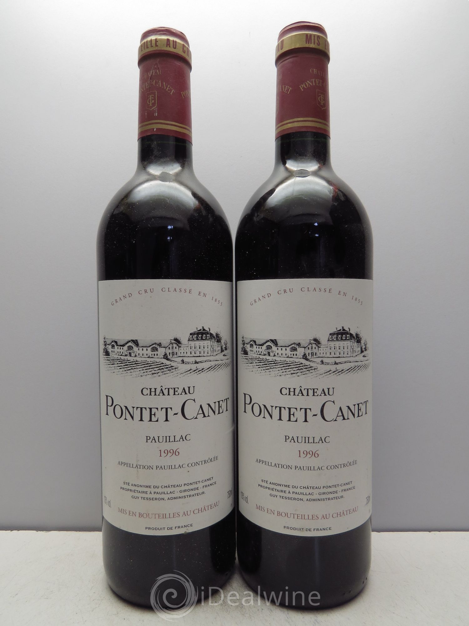 Château Pontet Canet 5ème Grand Cru Classé 1996 - Lot de 12 bouteilles - 2