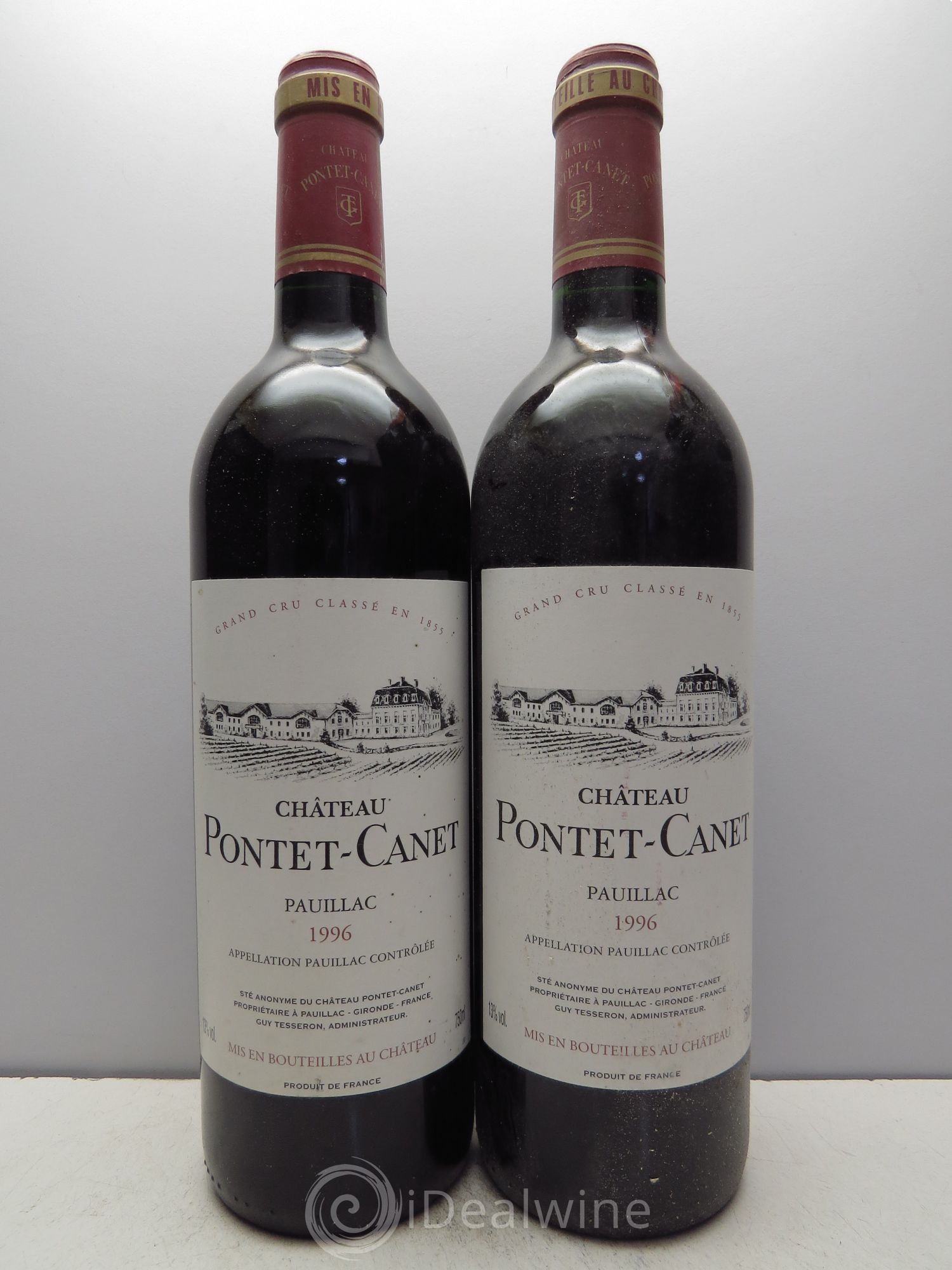 Château Pontet Canet 5ème Grand Cru Classé 1996 - Lot de 12 bouteilles - 4