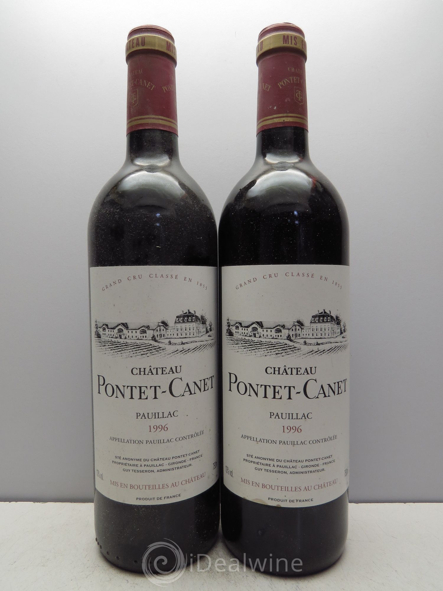 Château Pontet Canet 5ème Grand Cru Classé 1996 - Lot de 12 bouteilles - 5