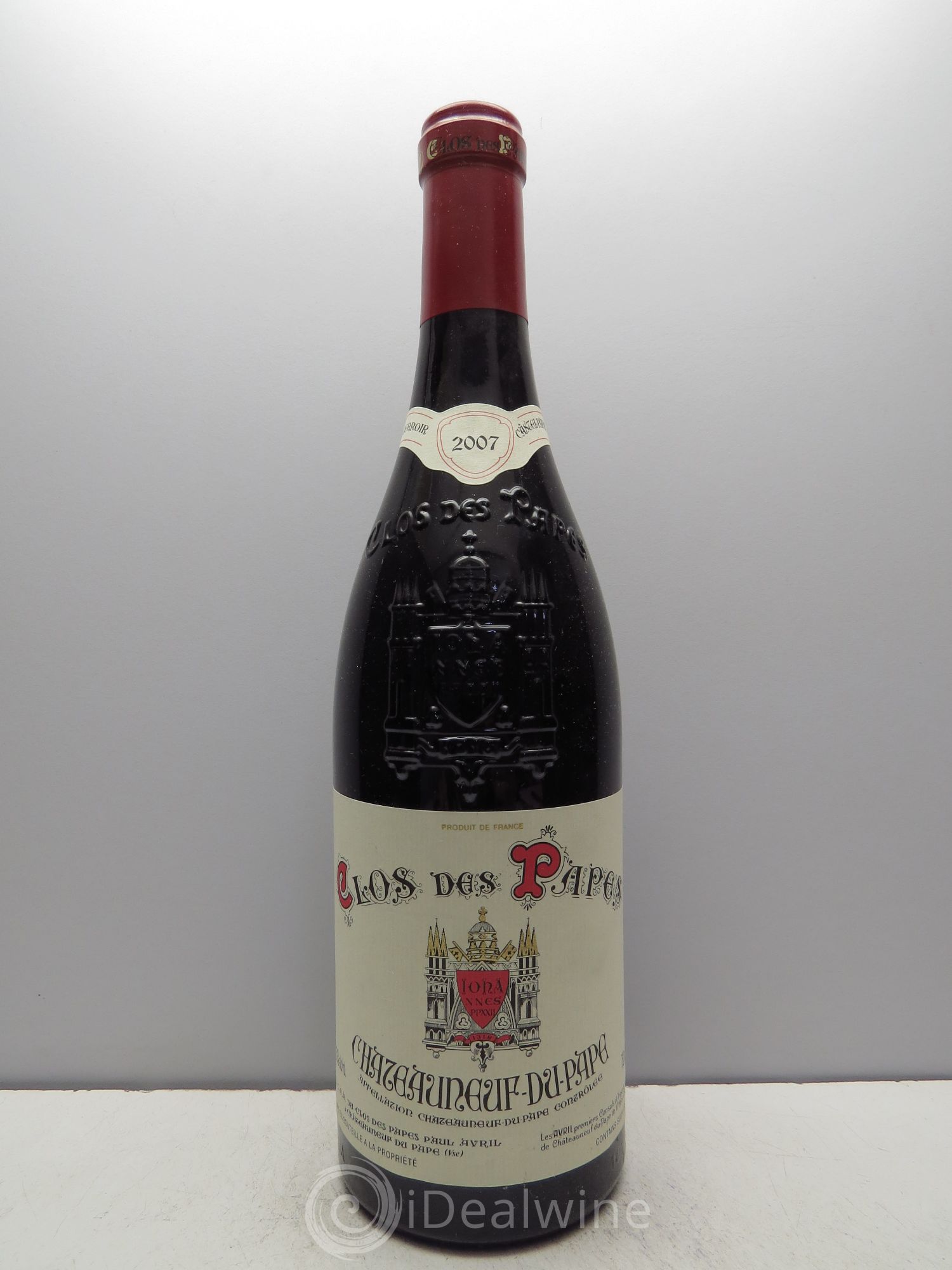 Châteauneuf-du-Pape Clos des Papes - Paul Avril 2007 - Lot de 5 bouteilles - 0